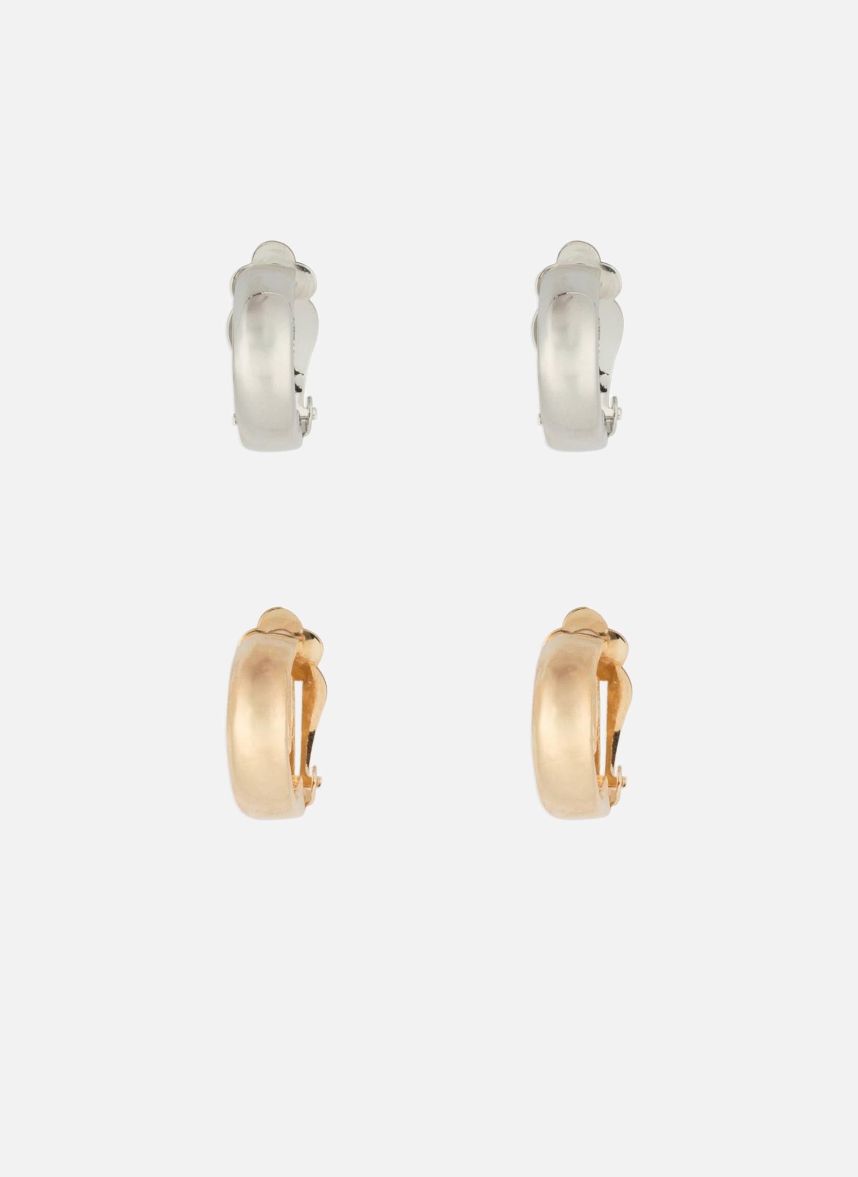 36 Convertisseurs Boucles D’oreilles Clips – Or, Argent, Platine – Pour Bijoux DIY Non Percés