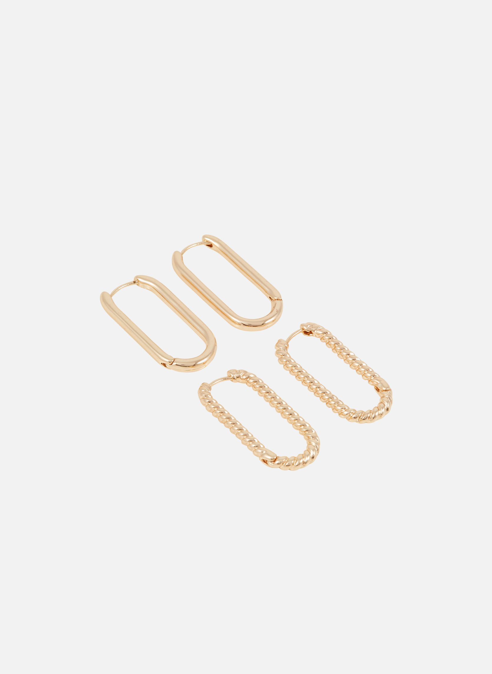 Roheafer Ensemble De Boucles D'Oreilles En Or Pour Femmes - Créoles Huggies Plaqué Or 14K, Clous D'Oreille En Acier Chirurgical à Dos Plat, Bijoux De Cartilage Pour Piercings Multiples, Acier