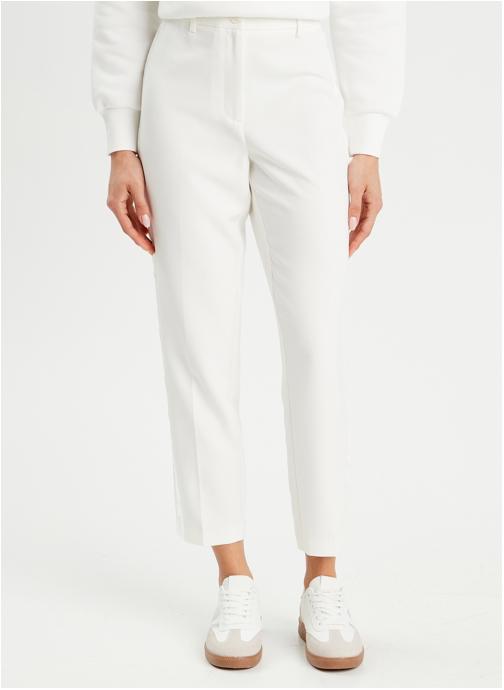 Cache Cache Pantalons droit CITYSATIN femme blanc