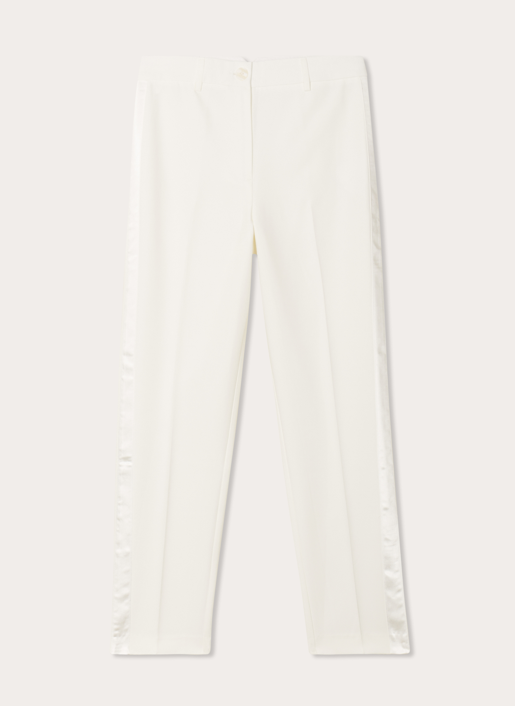 Pantalons droit CITYSATIN femme blanc Cache Cache Pantalons droit CITYSATIN femme blanc Blanc