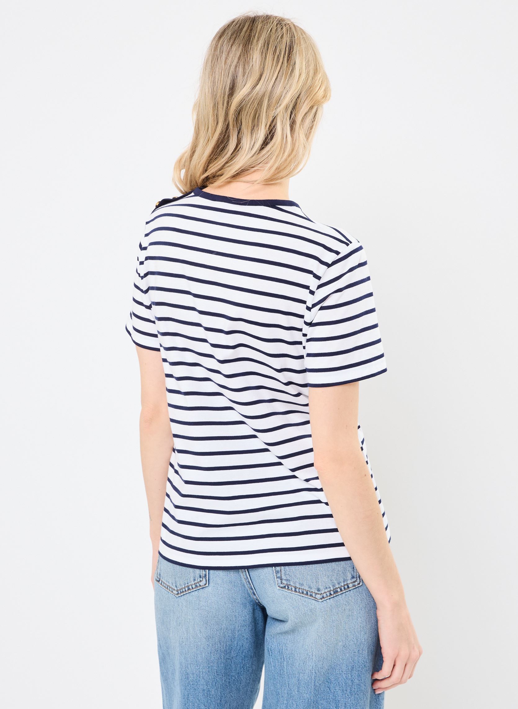 T-shirts met korte mouwen T-Shirt Marin 73578 dames wit Armor Lux T-shirts met korte mouwen T-Shirt Marin 73578 dames wit BLANC SEAL