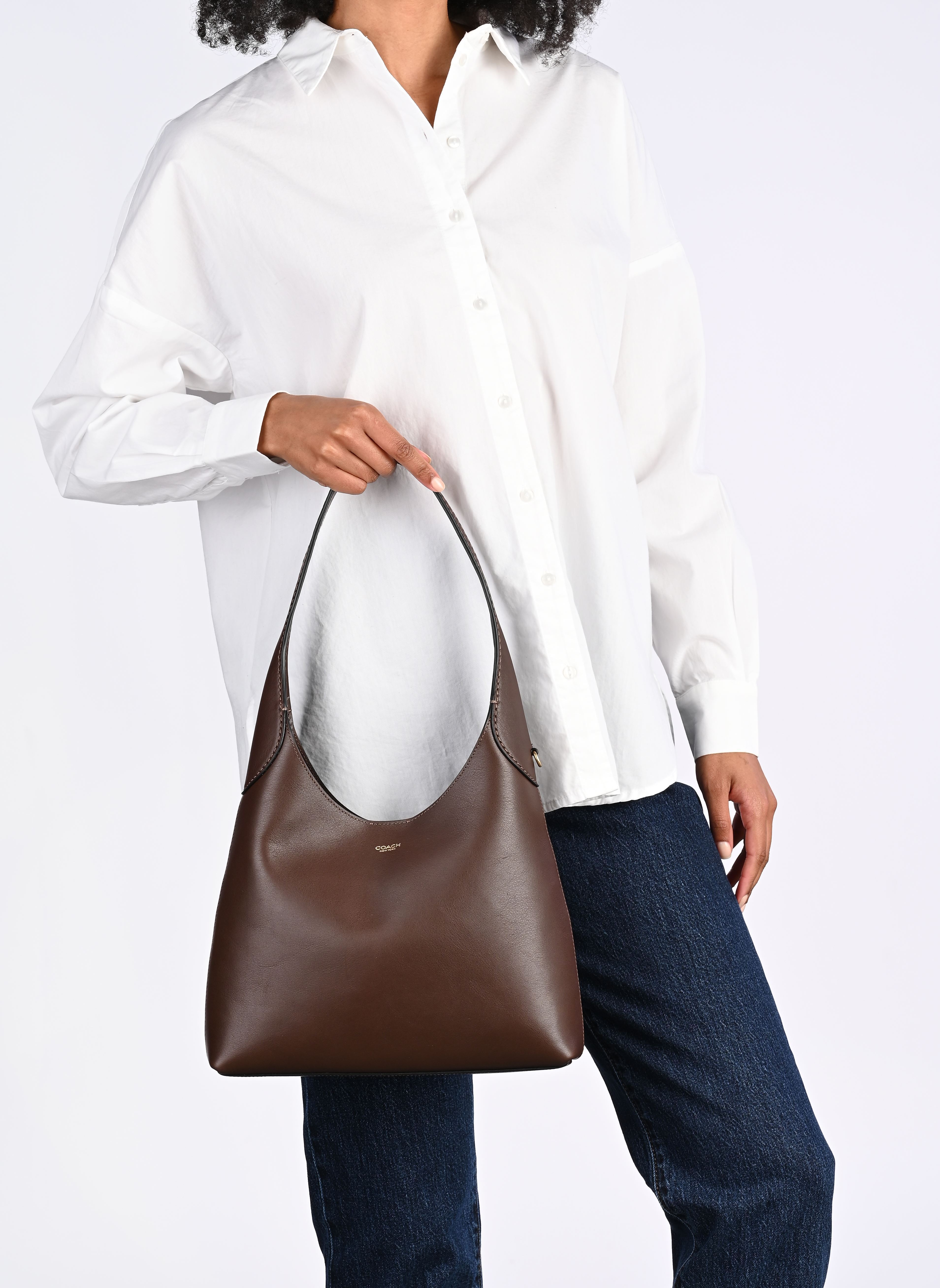 Schoudertassen BROOKLYN SHOULDER BAG 28 dames bruin Coach Schoudertassen BROOKLYN SHOULDER BAG 28 dames bruin B4/MAPLE
