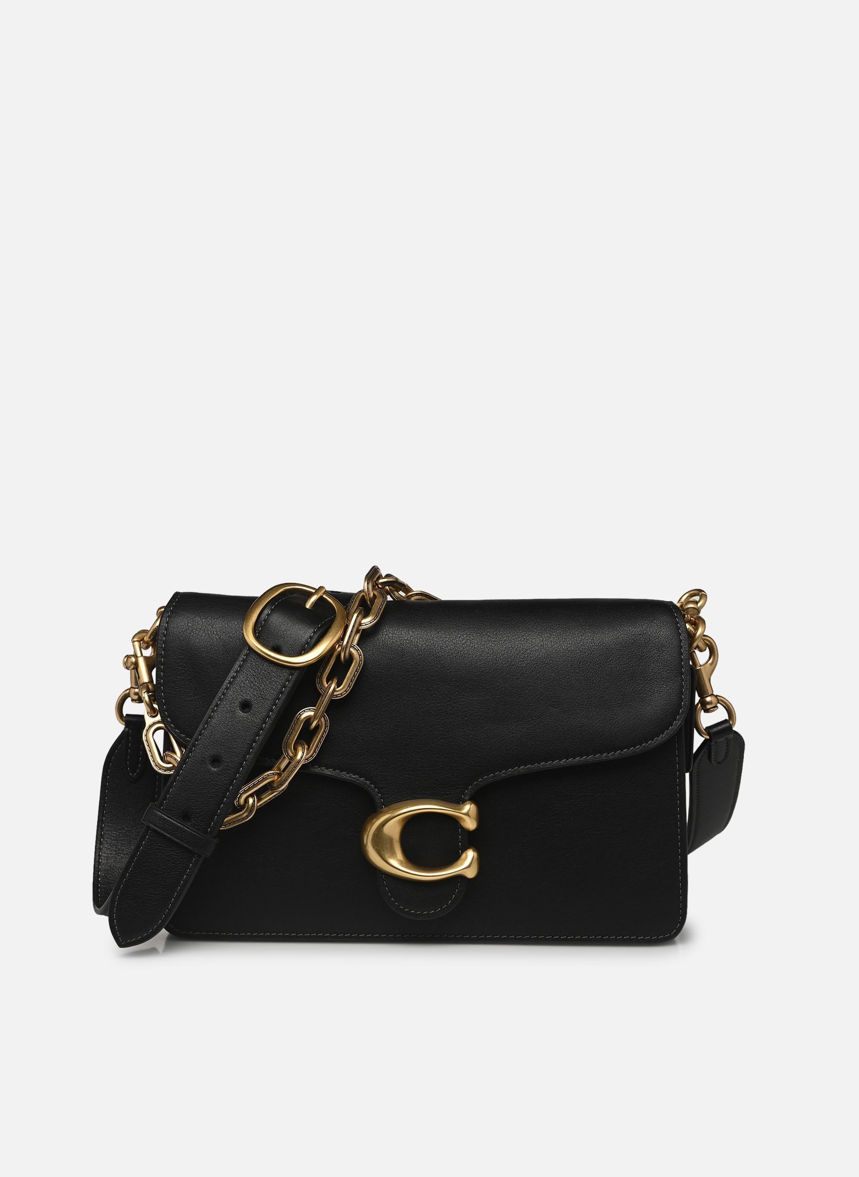 Sacs bandoulière Soft Grain Leather Chain Tabby Shoulder femme noir Coach Sacs bandoulière Soft Grain Leather Chain Tabby Shoulder femme noir B4/BLACK
