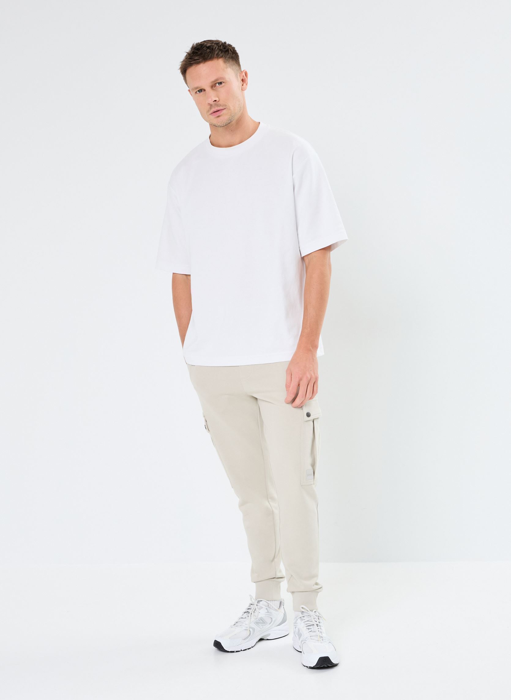 Joggingbroeken Seteam 50542917 heren beige BOSS Joggingbroeken Seteam 50542917 heren beige 271-LIGHT BEIGE