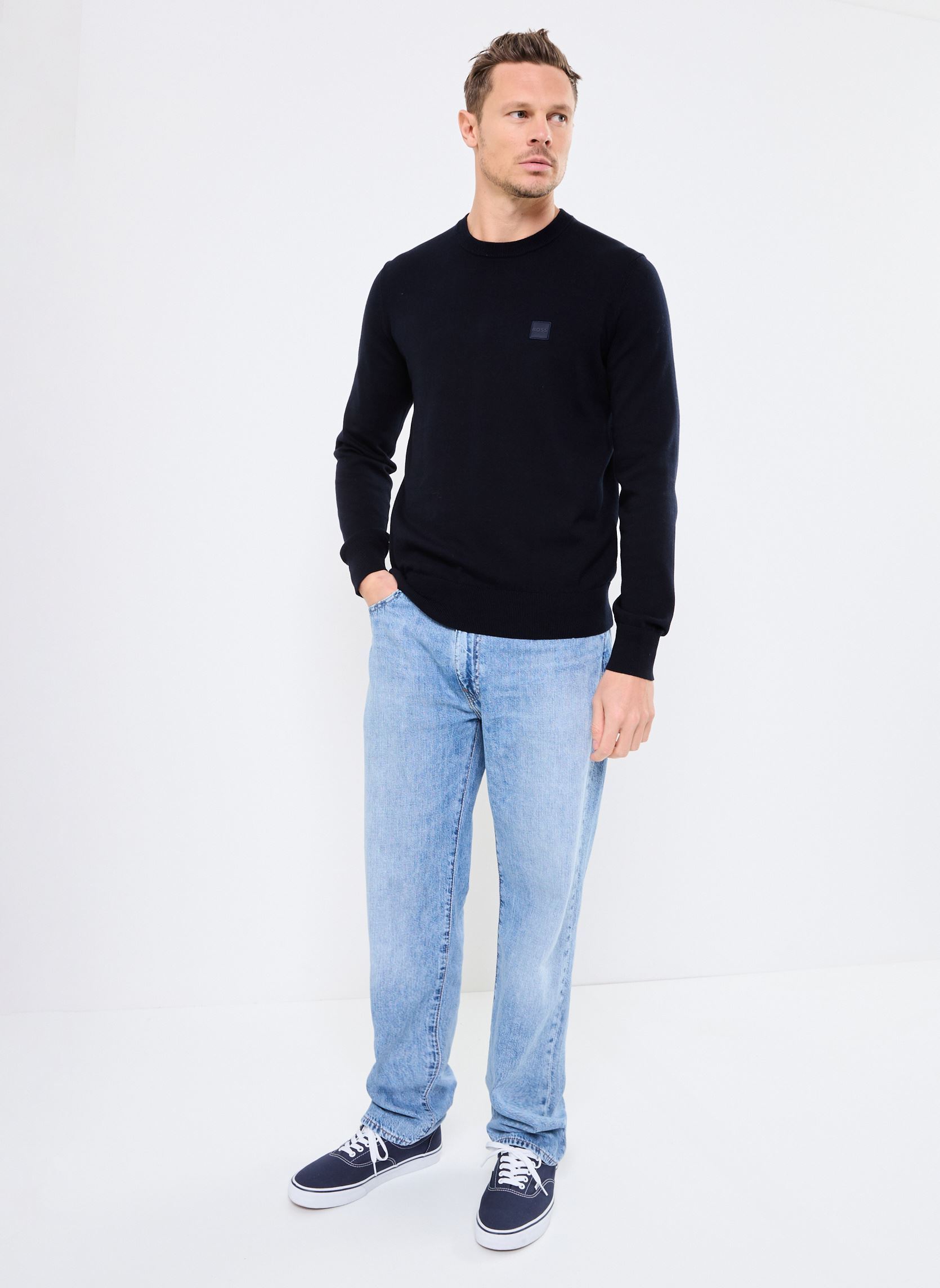 Pullover Kanovano_S 50527583 herren blau BOSS Pullover Kanovano_S 50527583 herren blau 404-DARK BLUE