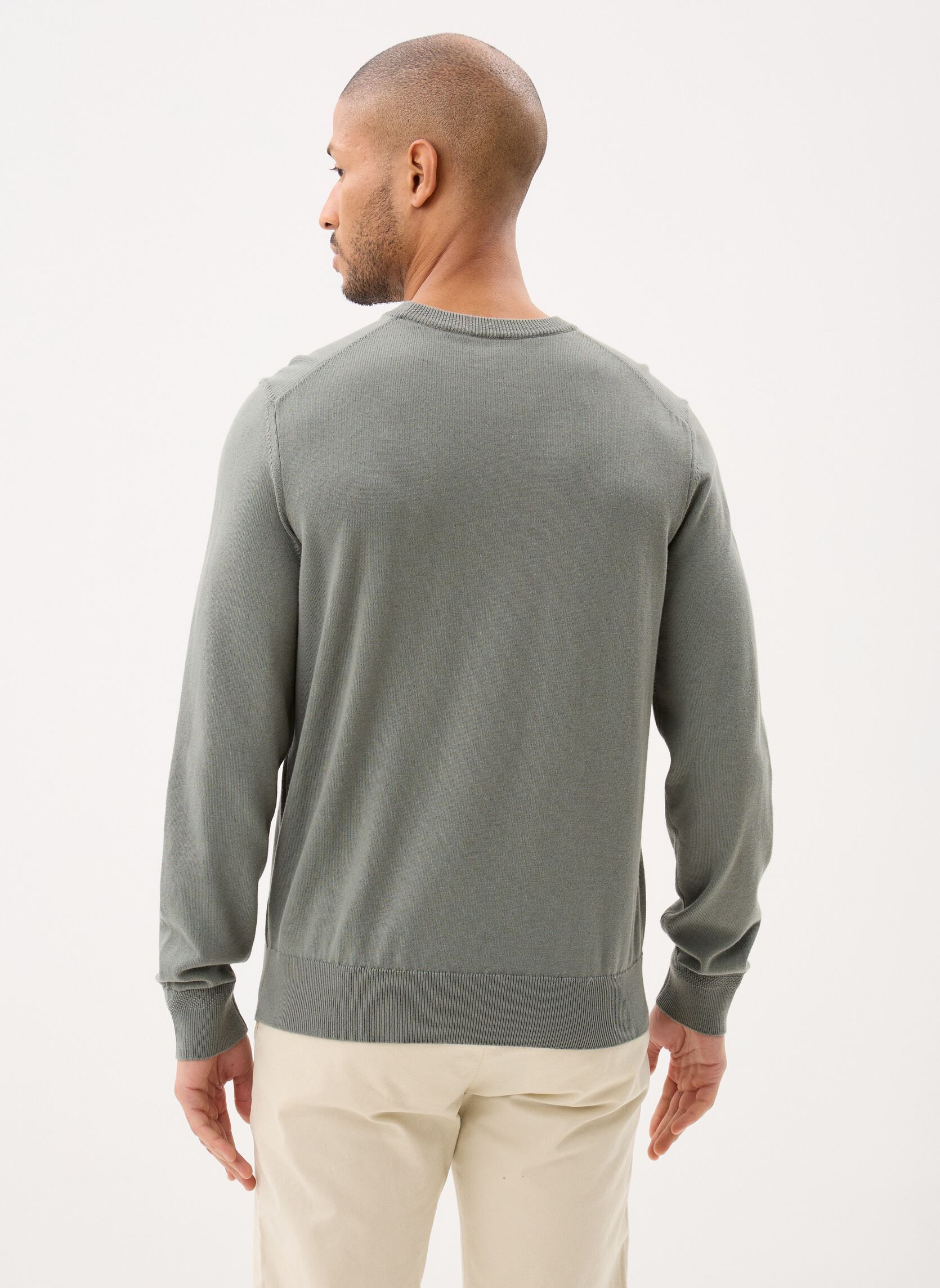 Truien Kanovano_S 50527583 heren groen BOSS Truien Kanovano_S 50527583 heren groen 076-Open Grey