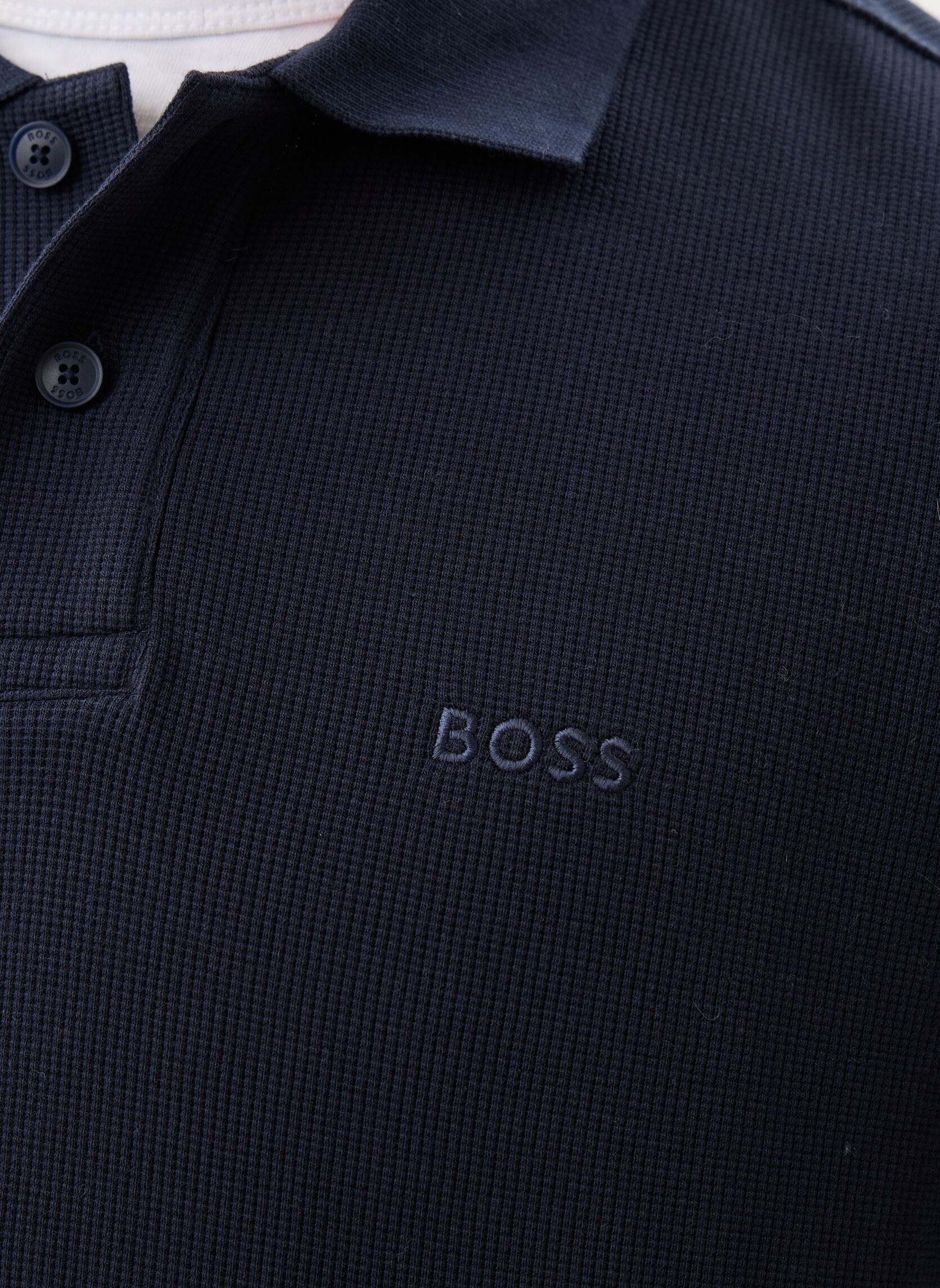 Polos manches courtes Petempestolong 50520710 homme bleu BOSS Polos manches courtes Petempestolong 50520710 homme bleu 404-DARK BLUE
