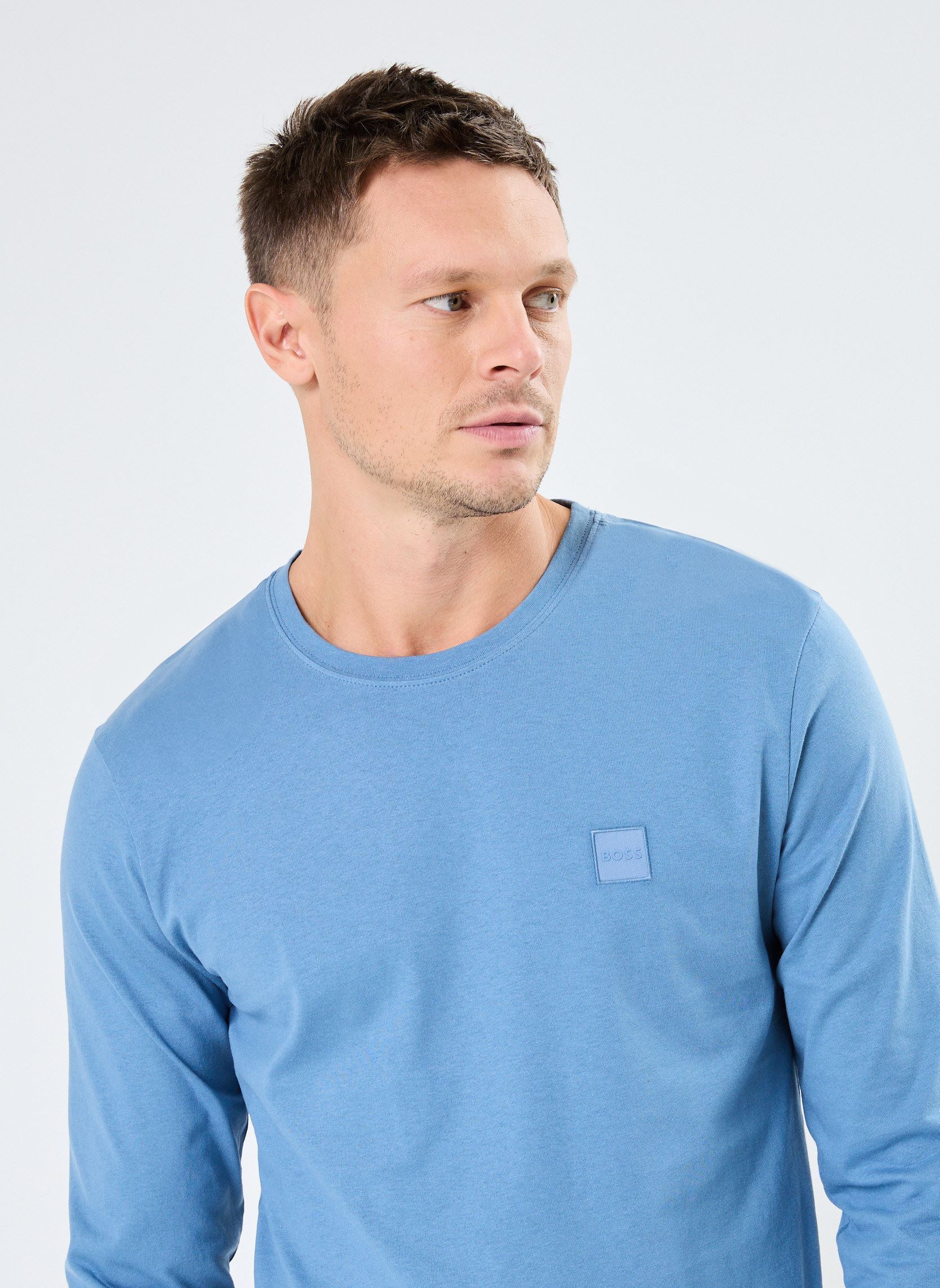 Tee-shirts manches longues Tacks 50512111 homme bleu BOSS Tee-shirts manches longues Tacks 50512111 homme bleu 459
