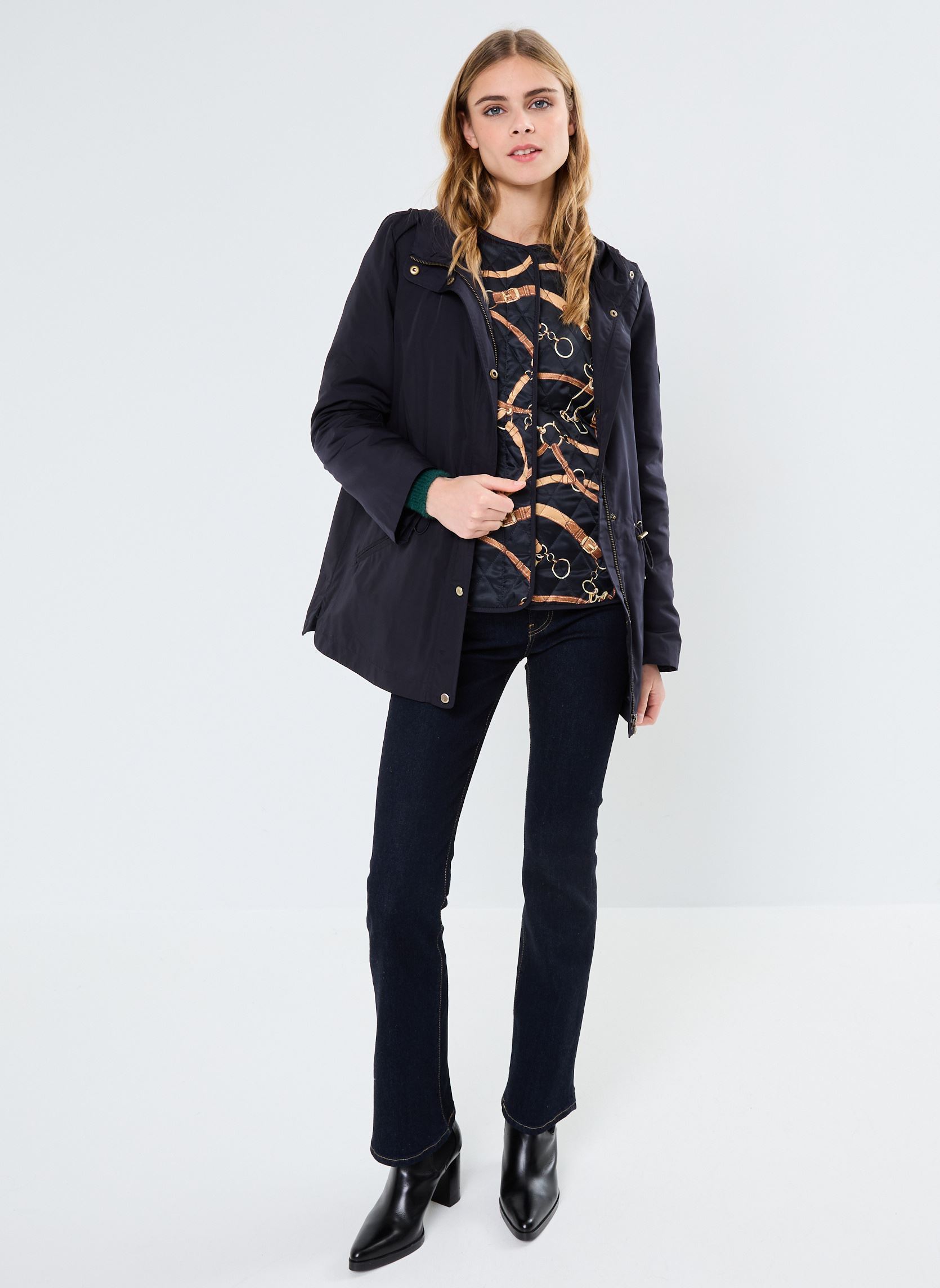 Mäntel 3In1 R Vt28 damen blau Lauren Ralph Lauren Mäntel 3In1 R Vt28 damen blau DK NAVY