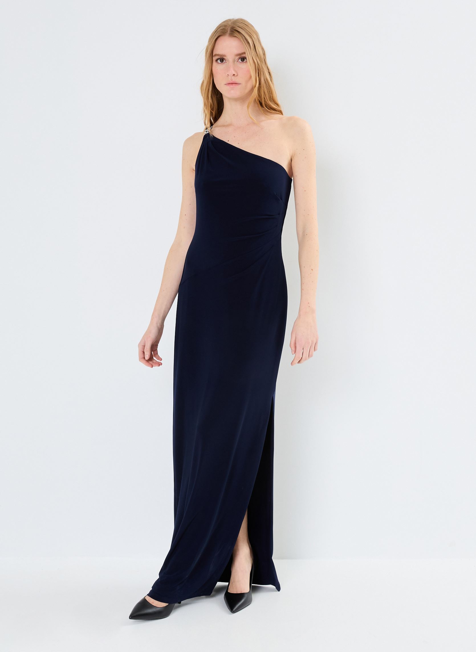 Vêtements Lauren Ralph Lauren Belina One Shoulder Evening Dress pour Accessoires