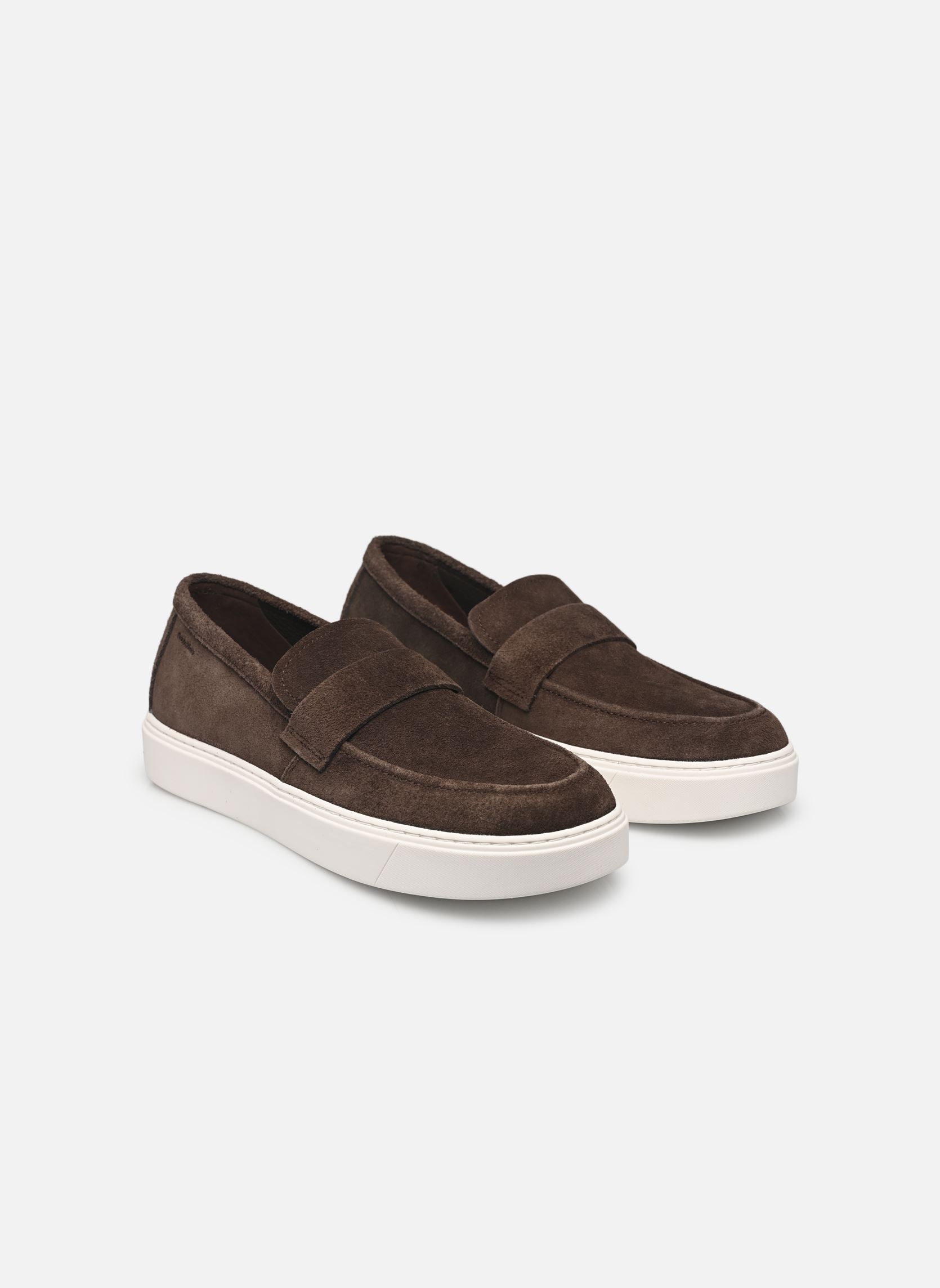 Mocassins MOCCASIN SUE UNLINED homme marron Calvin Klein Mocassins MOCCASIN SUE UNLINED homme marron ROCKY BROWN