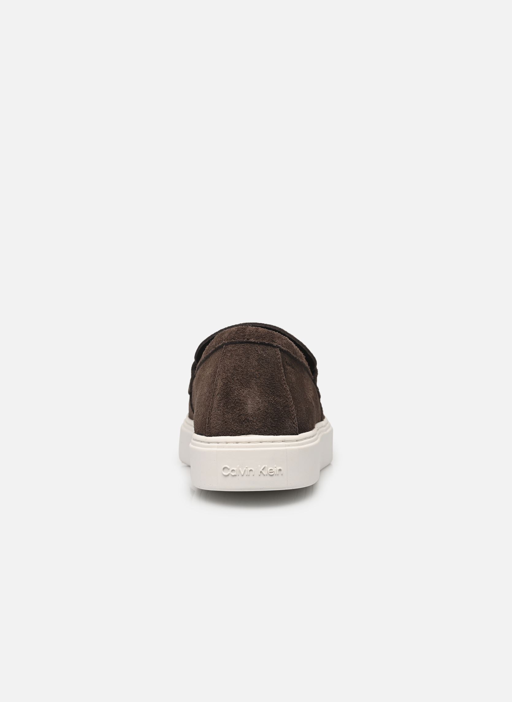 Mocassins MOCCASIN SUE UNLINED homme marron Calvin Klein Mocassins MOCCASIN SUE UNLINED homme marron ROCKY BROWN