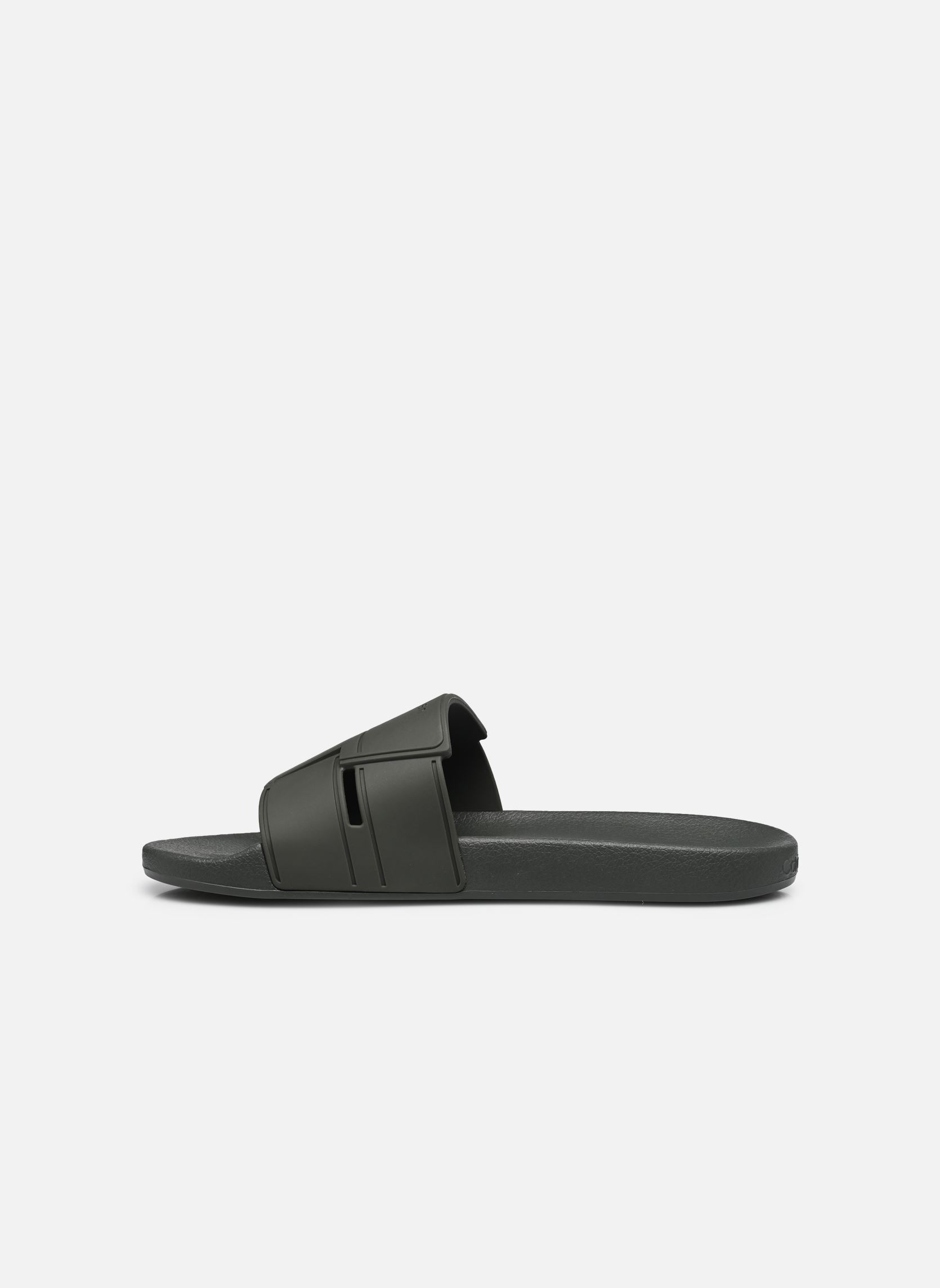 Sandali e ciabattine POOL SLIDE DOUBLE T uomo verde Calvin Klein Sandali e ciabattine POOL SLIDE DOUBLE T uomo verde DARK OLIVE