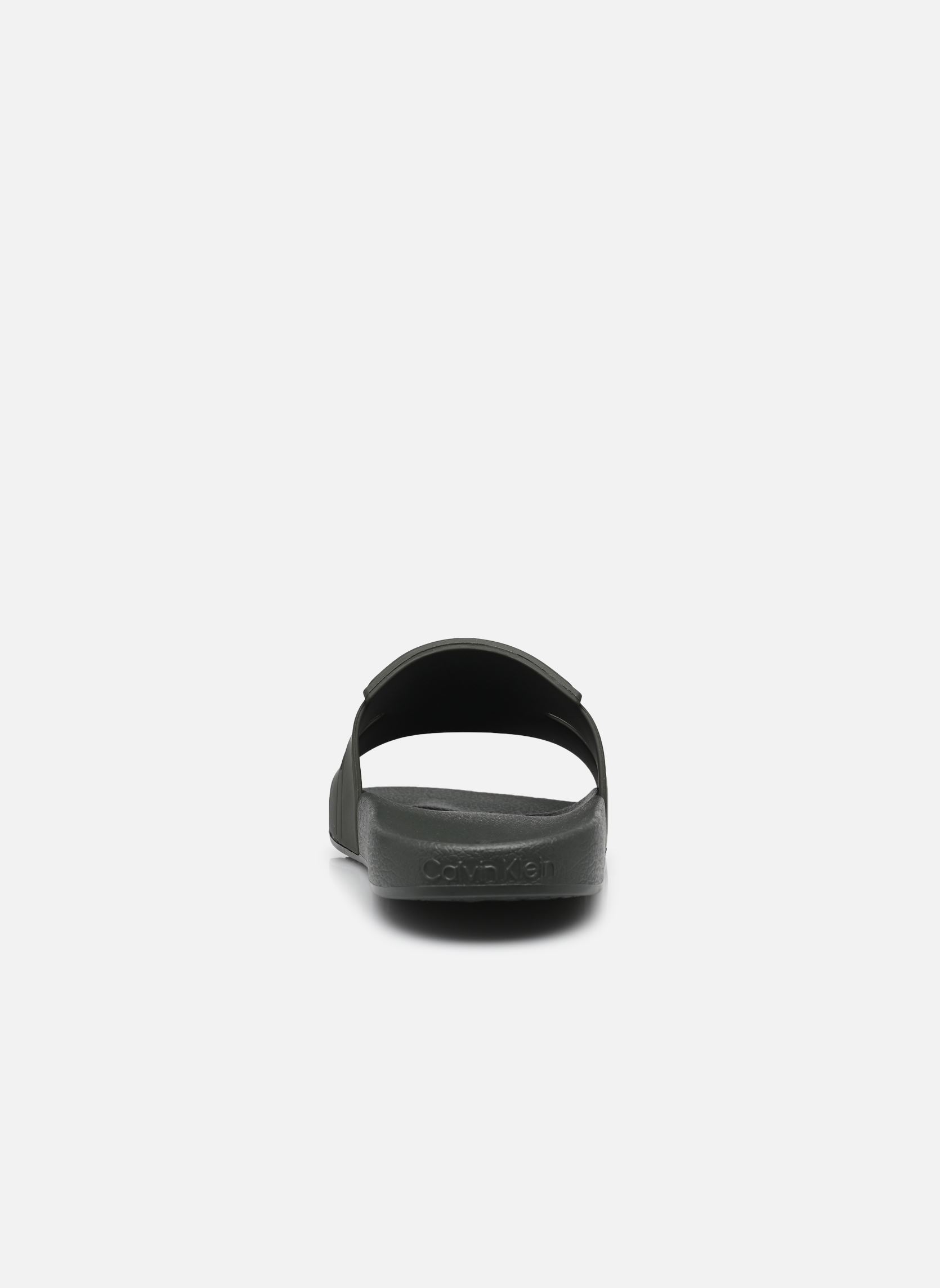 Sandali e ciabattine POOL SLIDE DOUBLE T uomo verde Calvin Klein Sandali e ciabattine POOL SLIDE DOUBLE T uomo verde DARK OLIVE