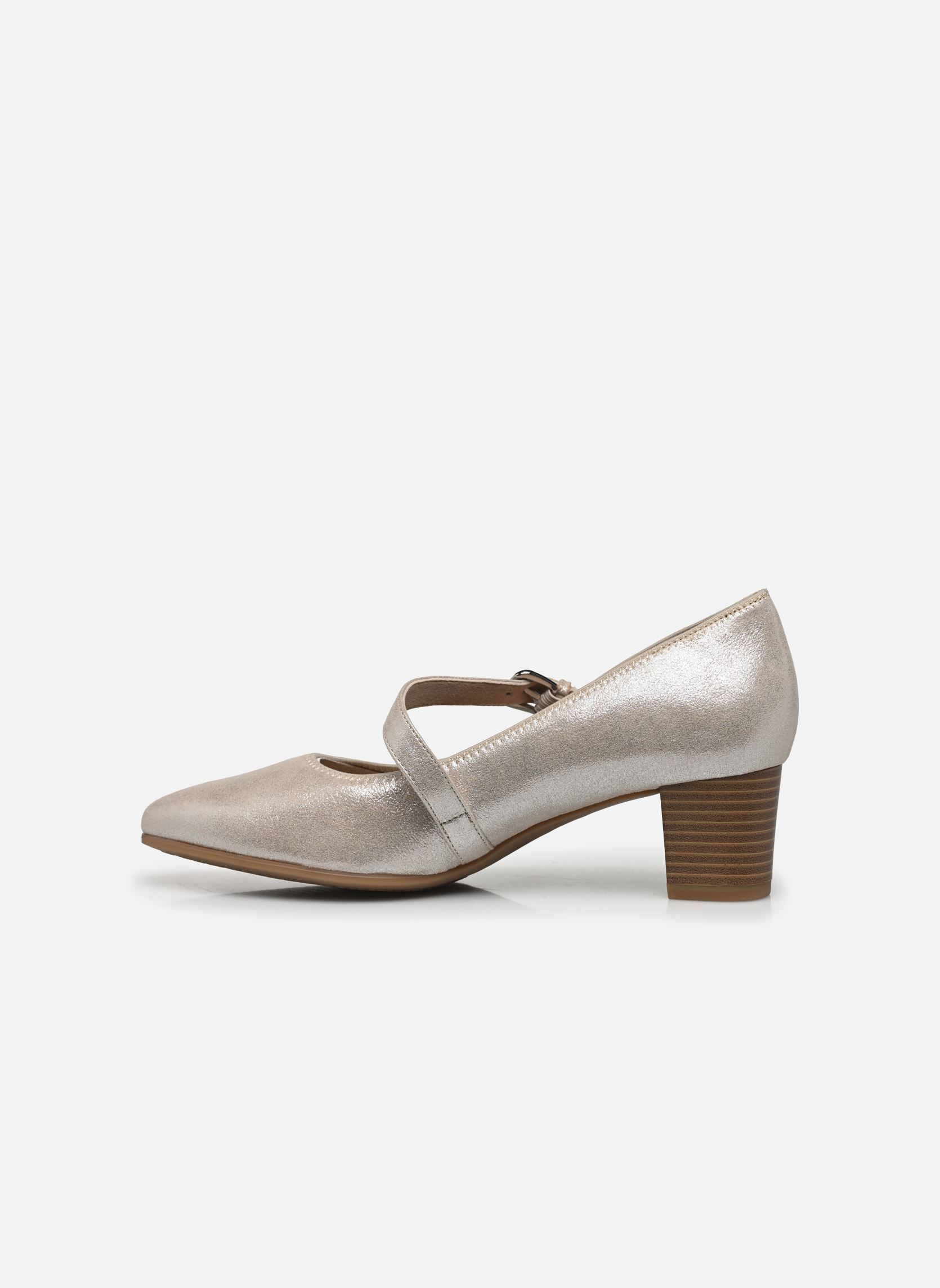 Slingback pumps 22310-44 dames goud en brons Caprice Slingback pumps 22310-44 dames goud en brons TAUPE METALLIC