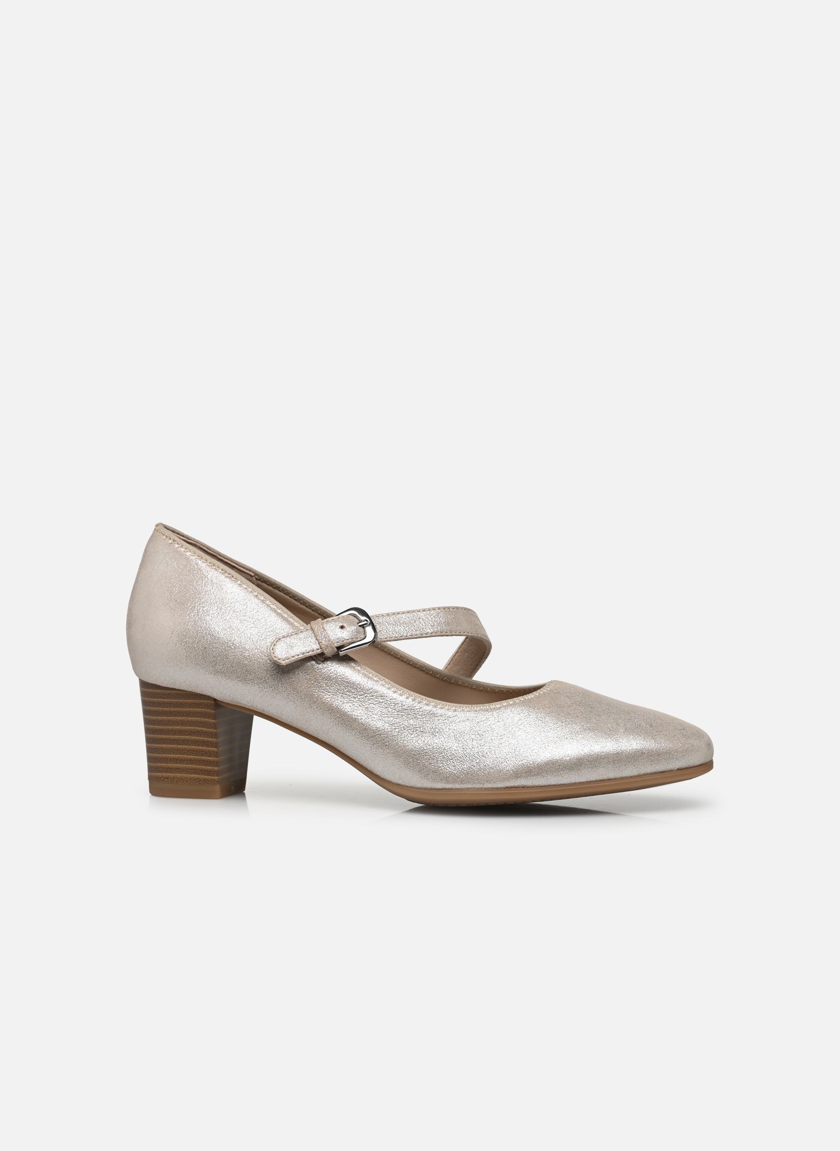 Slingback pumps 22310-44 dames goud en brons Caprice Slingback pumps 22310-44 dames goud en brons TAUPE METALLIC