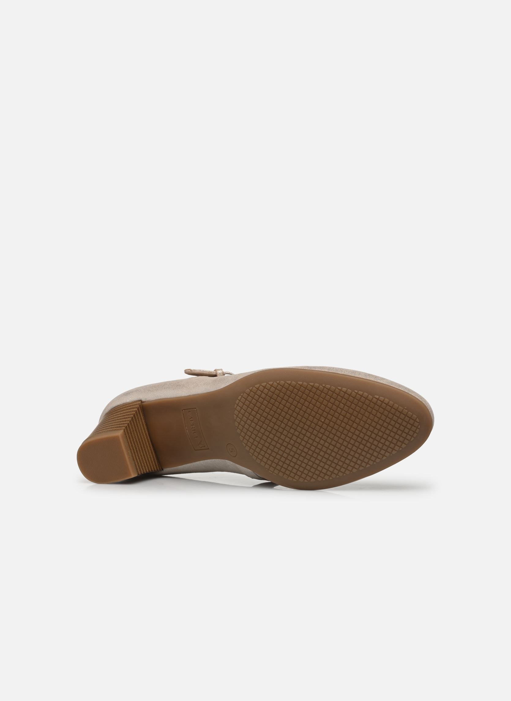 Slingback pumps 22310-44 dames goud en brons Caprice Slingback pumps 22310-44 dames goud en brons TAUPE METALLIC