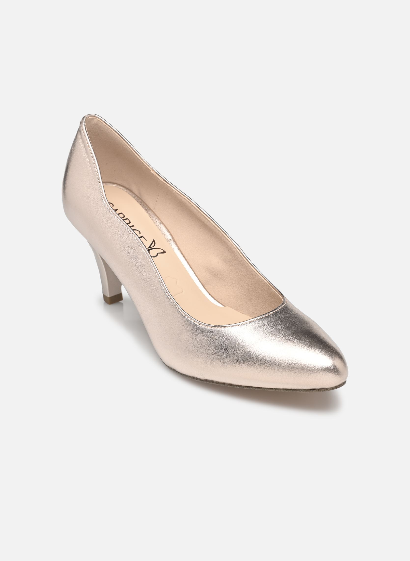 Escarpins 22402-44 femme or et bronze Caprice Escarpins 22402-44 femme or et bronze TAUPE METALLIC