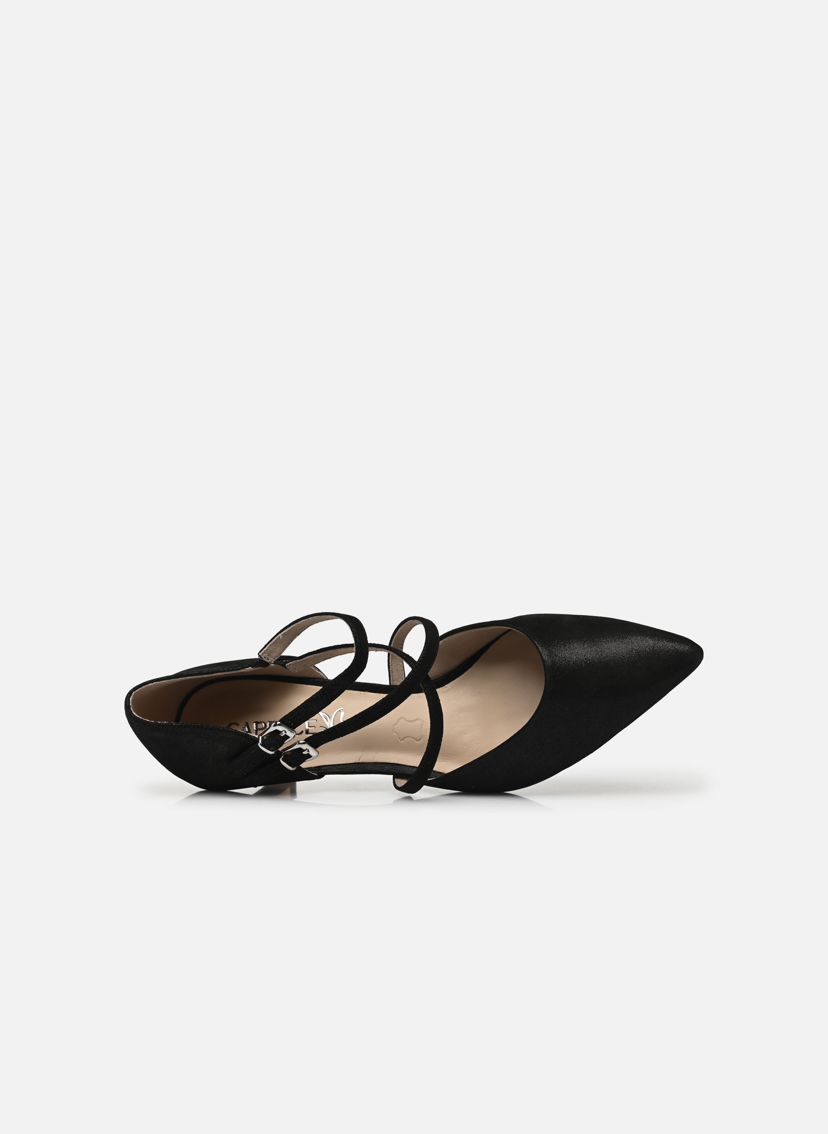 Pumps mit Riemchen 22405-44 damen schwarz Caprice Pumps mit Riemchen 22405-44 damen schwarz BLACK METALLIC