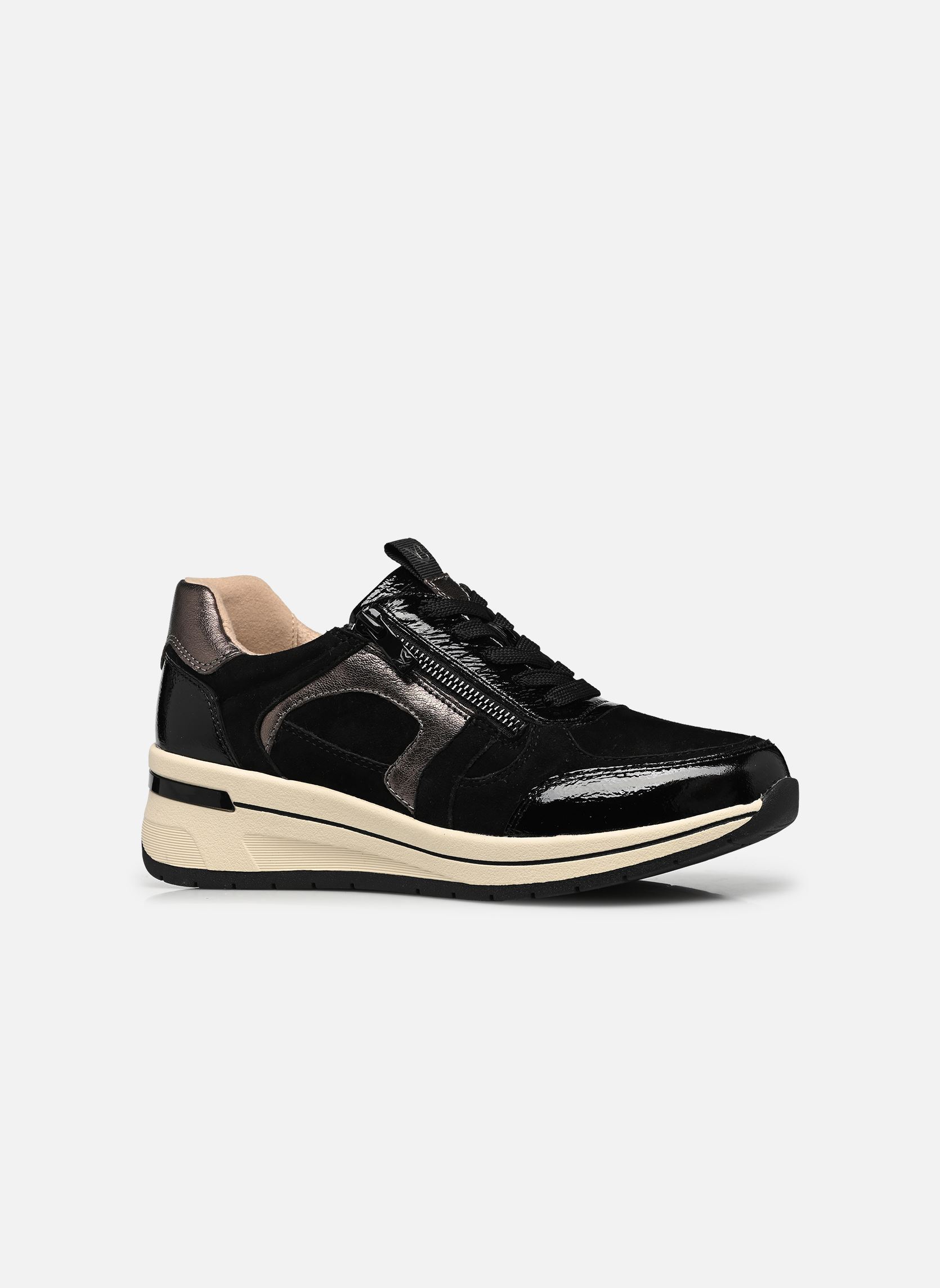 Baskets basses 23300-44 femme noir Caprice Baskets basses 23300-44 femme noir BLACK COMB I