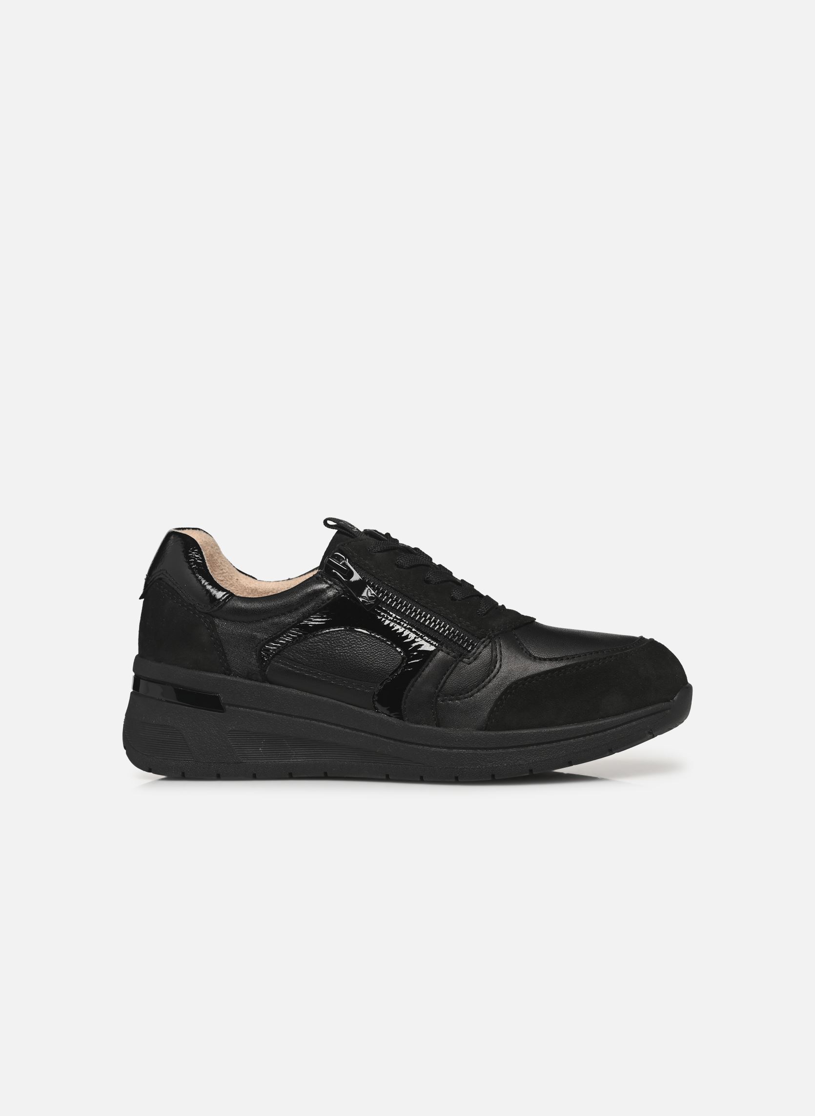Sleehak sneakers 23300-44 dames zwart Caprice Sleehak sneakers 23300-44 dames zwart BLACK COMB