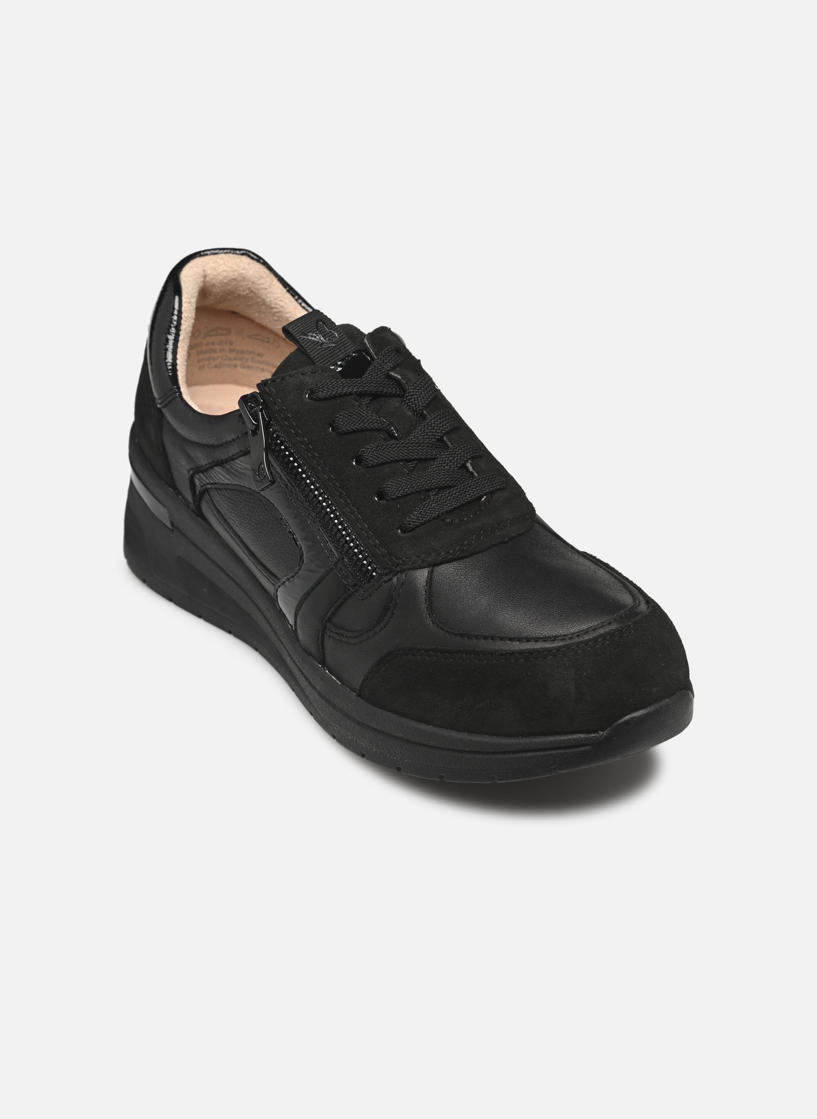Sleehak sneakers 23300-44 dames zwart Caprice Sleehak sneakers 23300-44 dames zwart BLACK COMB