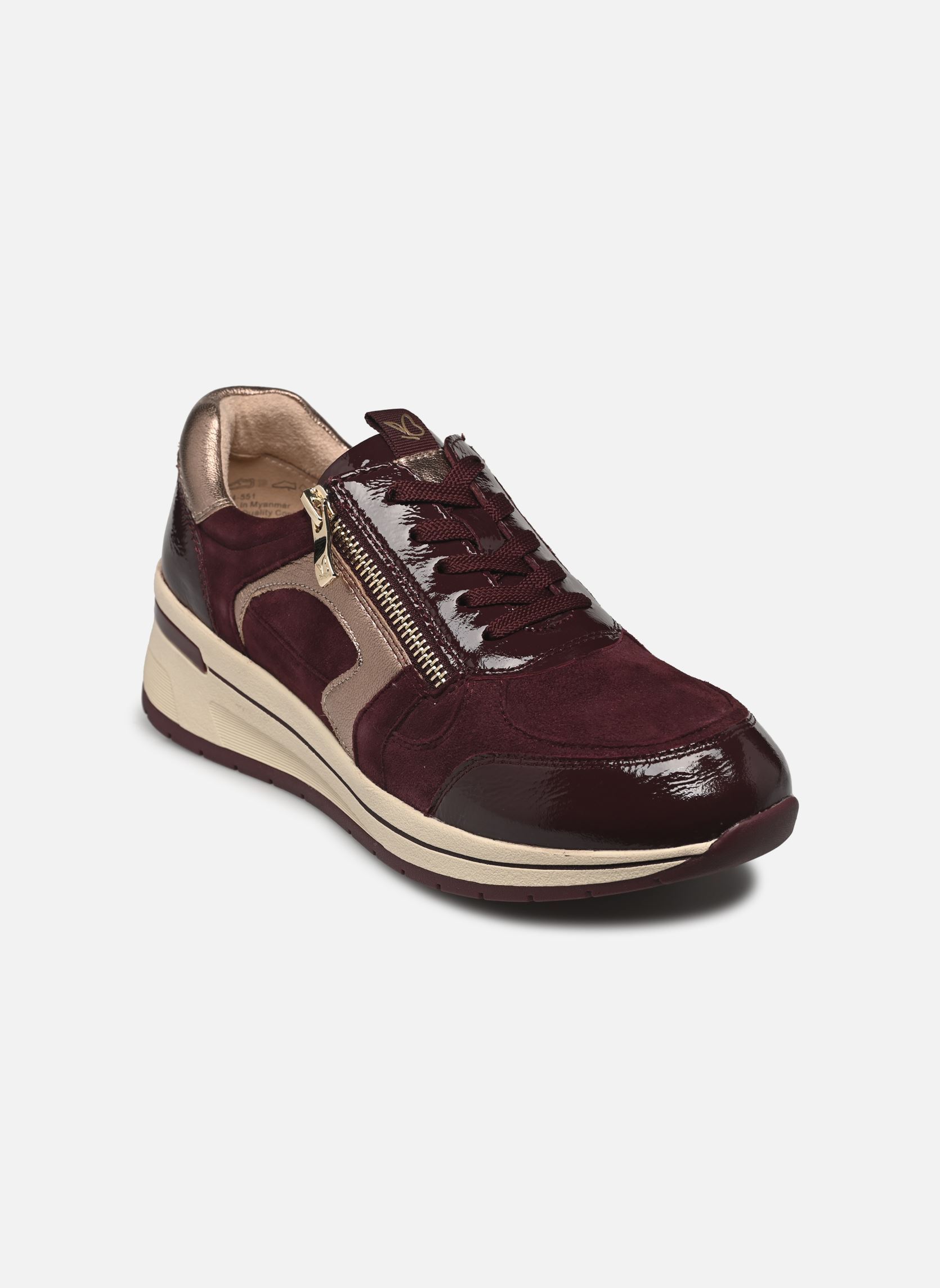 Sleehak sneakers 23300-44 dames bordeaux Caprice Sleehak sneakers 23300-44 dames bordeaux BORDEAUX COMB