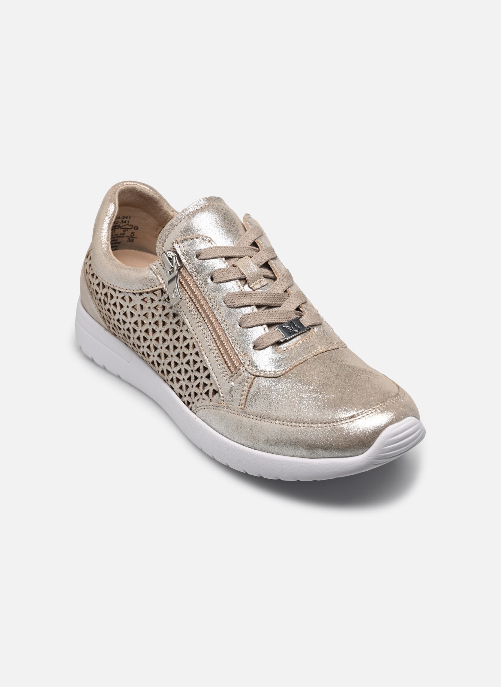Sneakers basse 23550-42 donna oro e bronzo Caprice Sneakers basse 23550-42 donna oro e bronzo TAUPE METALLIC