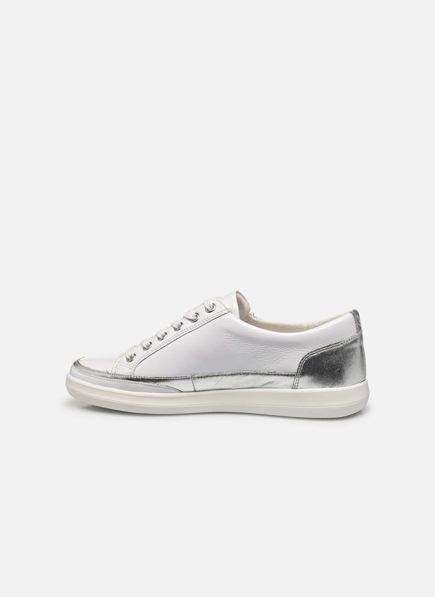 Lage sneakers 23706-44 dames wit Caprice Lage sneakers 23706-44 dames wit WHITE/SILVER