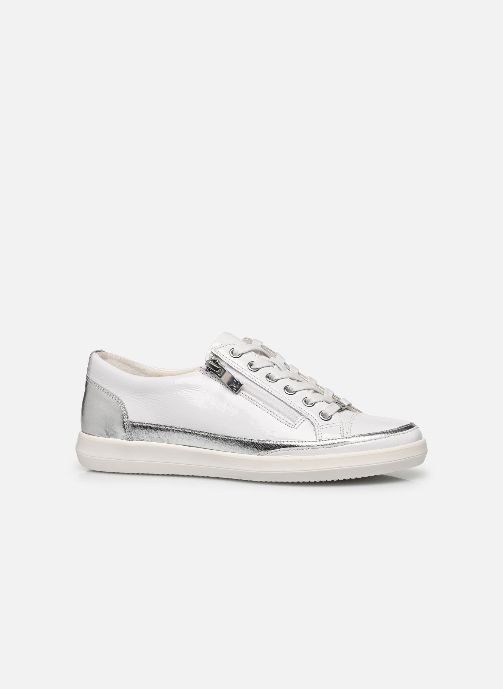 Lage sneakers 23706-44 dames wit Caprice Lage sneakers 23706-44 dames wit WHITE/SILVER
