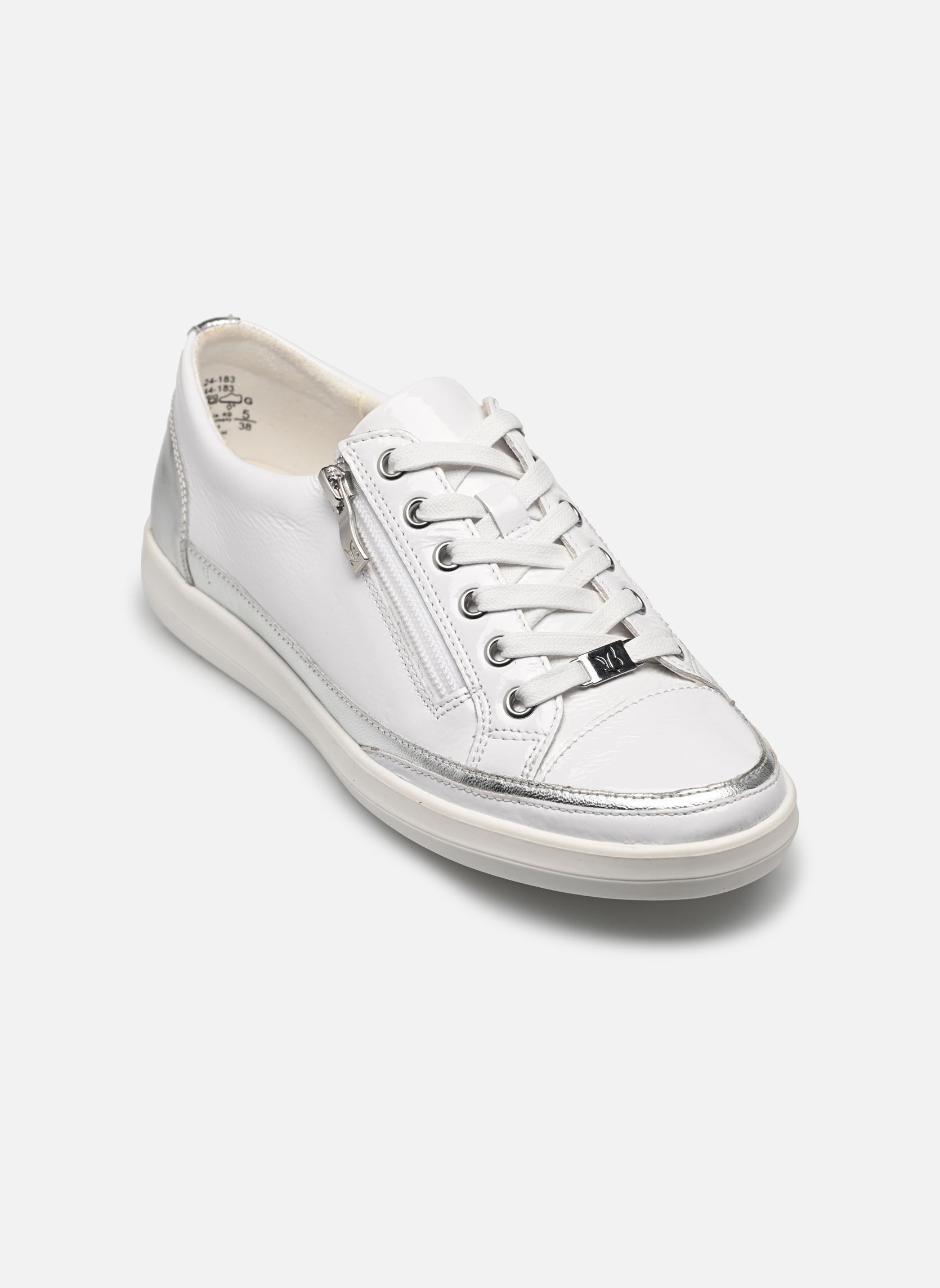 Lage sneakers 23706-44 dames wit Caprice Lage sneakers 23706-44 dames wit WHITE/SILVER