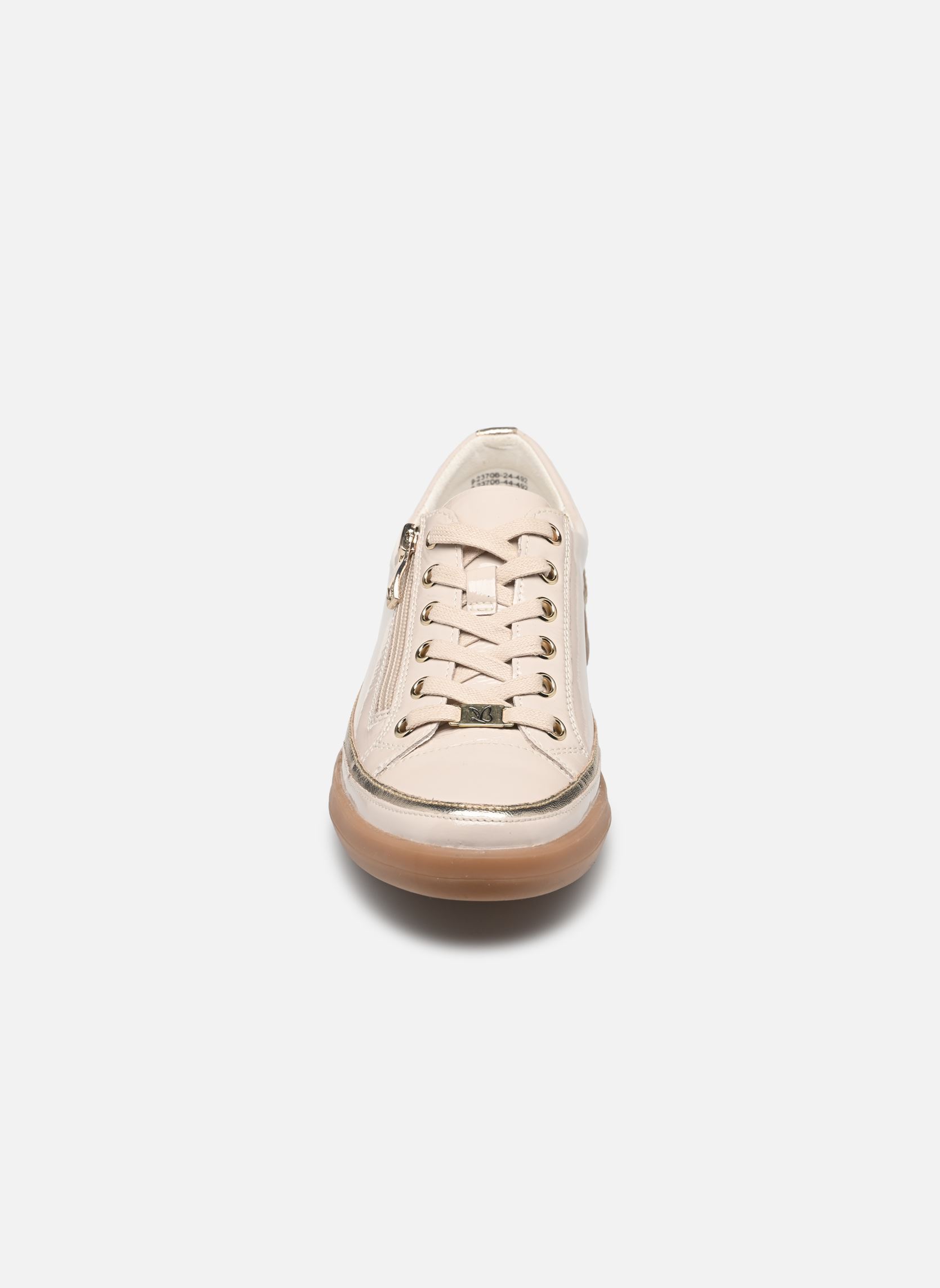 Niedrige Sneaker 23706-44 damen beige Caprice Niedrige Sneaker 23706-44 damen beige CREAM/GOLD