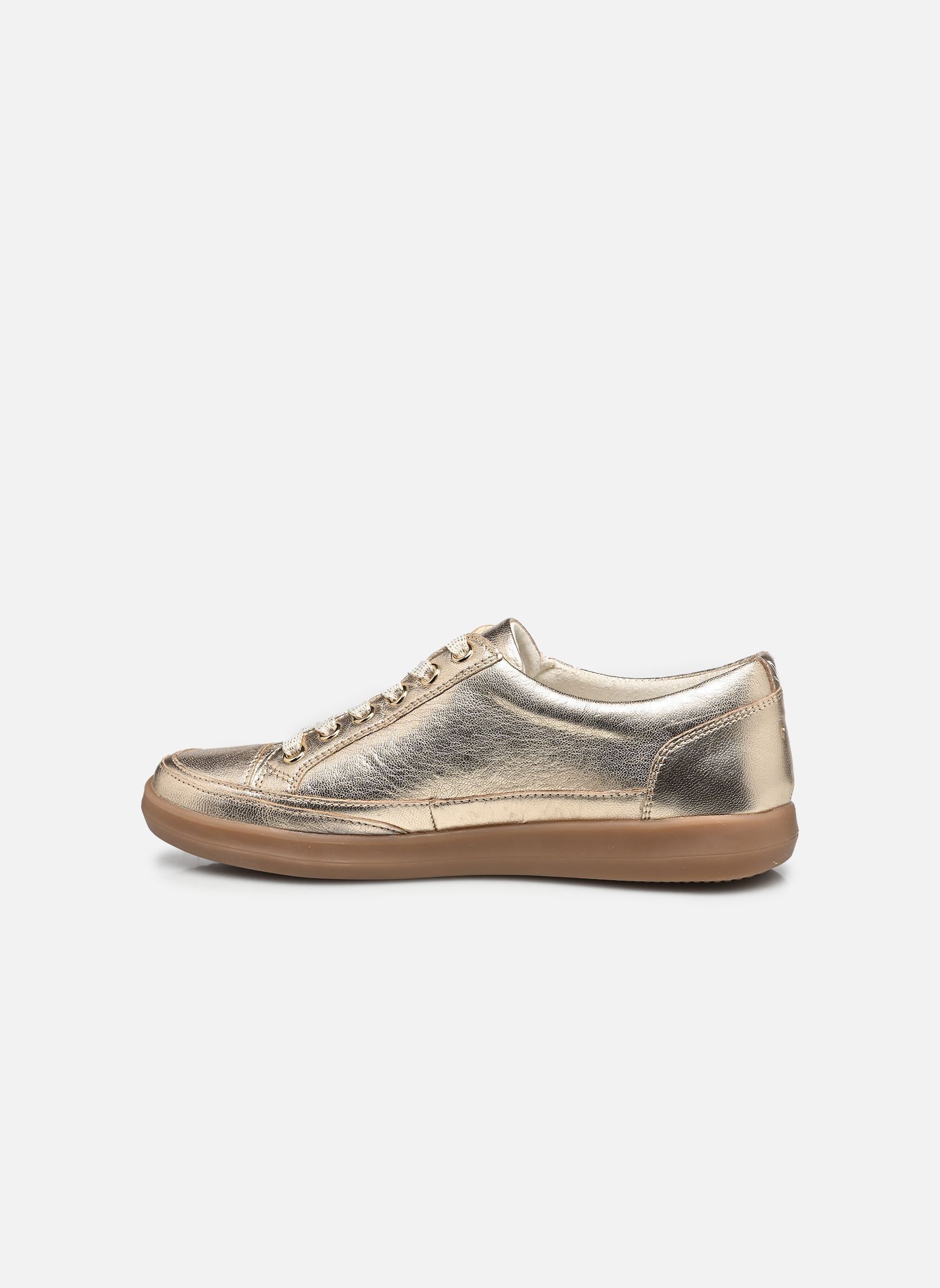 Lage sneakers 23706-44 dames goud en brons Caprice Lage sneakers 23706-44 dames goud en brons PLATIN METAL.