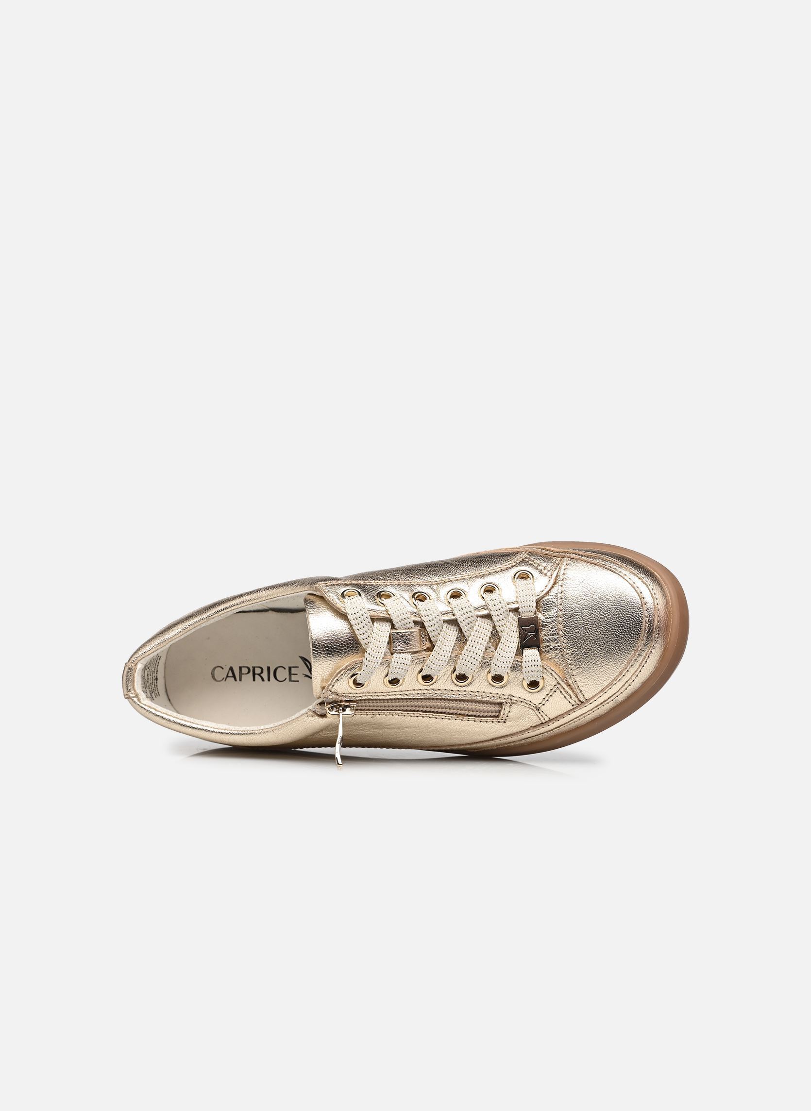 Lage sneakers 23706-44 dames goud en brons Caprice Lage sneakers 23706-44 dames goud en brons PLATIN METAL.