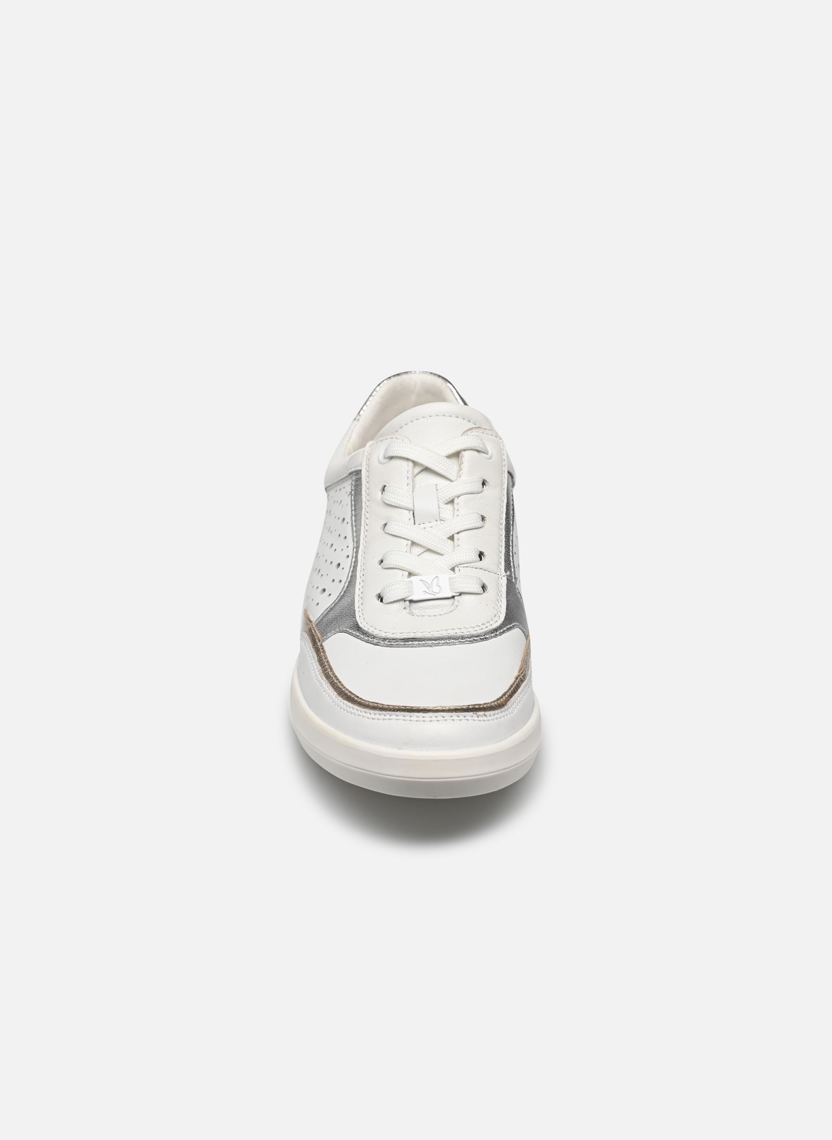 Baskets basses 23708-44 femme blanc Caprice Baskets basses 23708-44 femme blanc WHITE/SILVER