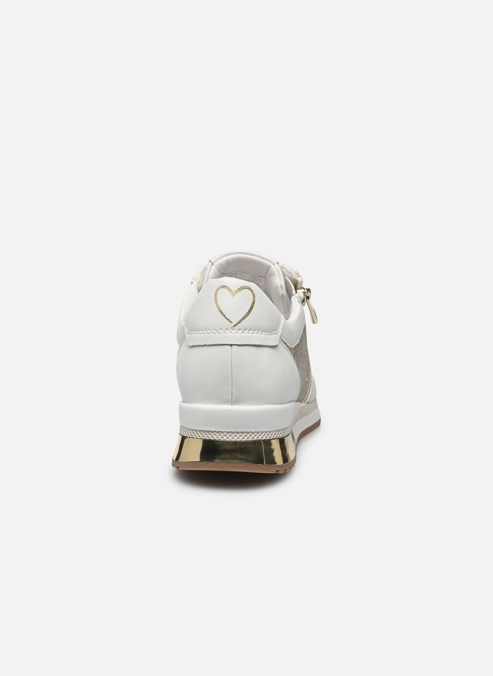 Sneakers basse 23713-41 N donna bianco Marco Tozzi Sneakers basse 23713-41 N donna bianco WHITE/GOLD