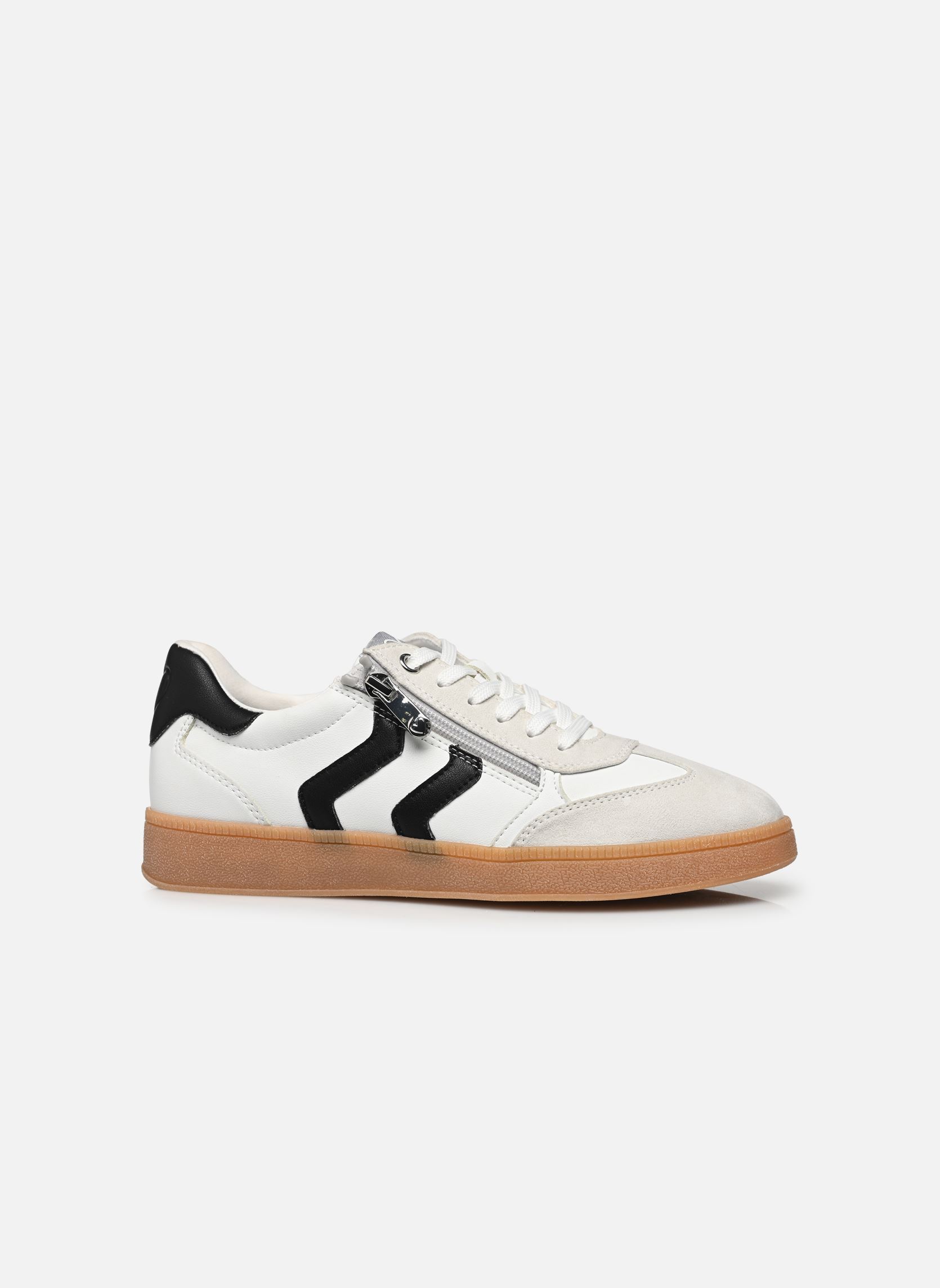 Lage sneakers 23739-44 N dames wit Marco Tozzi Lage sneakers 23739-44 N dames wit WHITE/BLACK