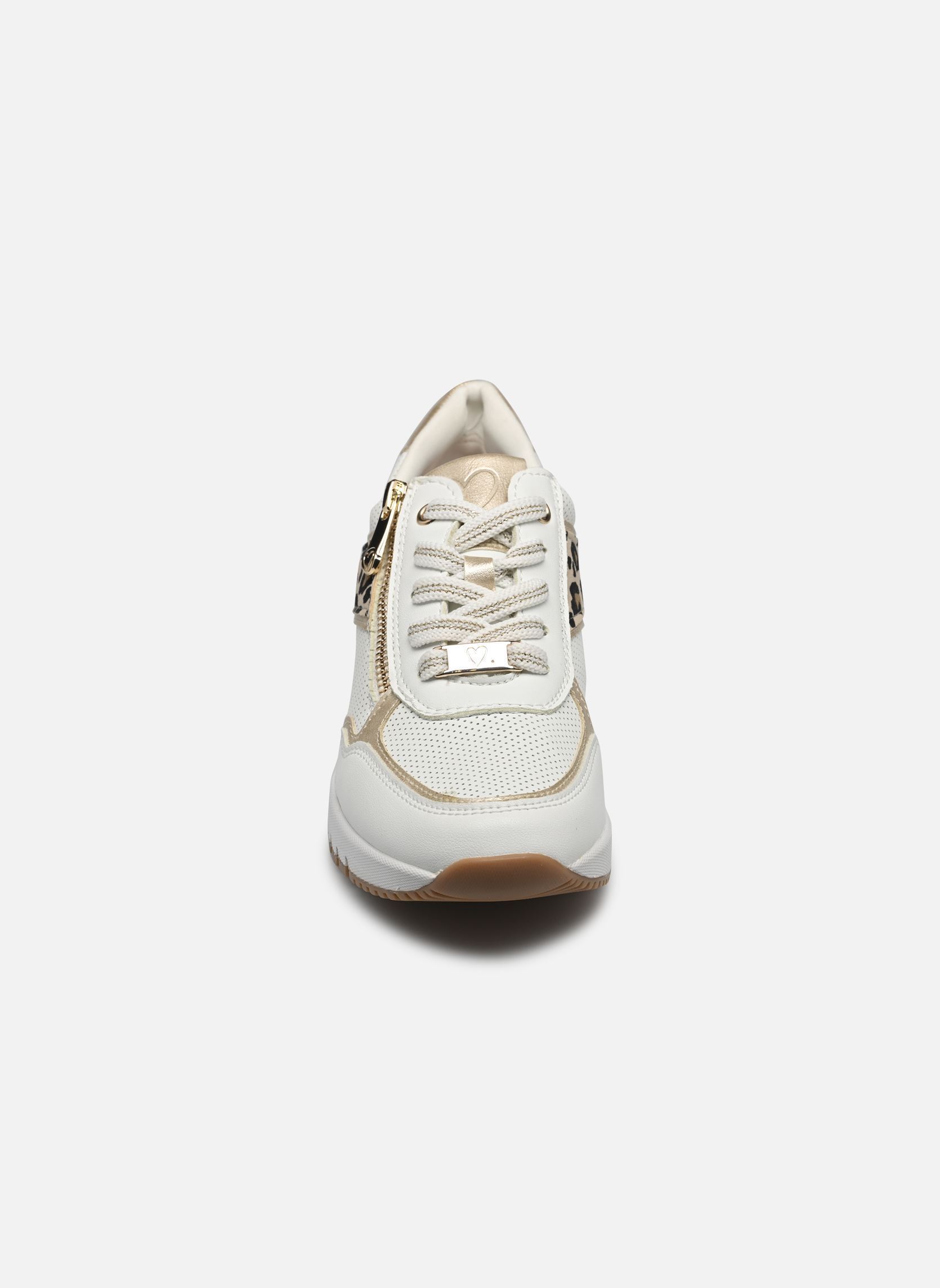 Baskets compensées 23743-42 N femme blanc Marco Tozzi Baskets compensées 23743-42 N femme blanc WHITE/DUNE