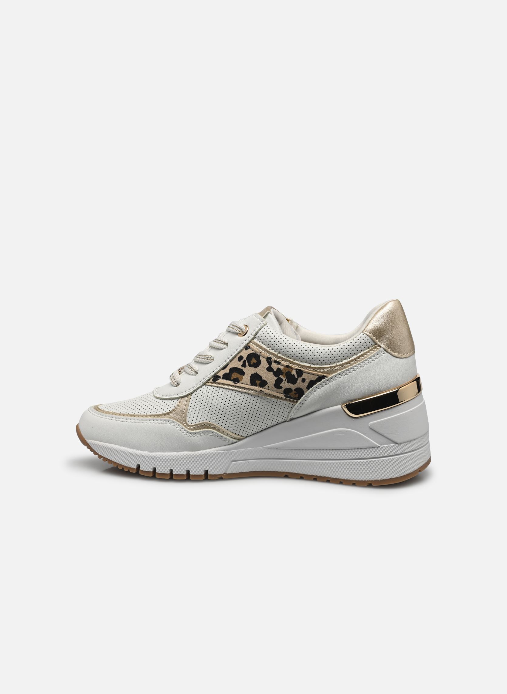 Baskets compensées 23743-42 N femme blanc Marco Tozzi Baskets compensées 23743-42 N femme blanc WHITE/DUNE