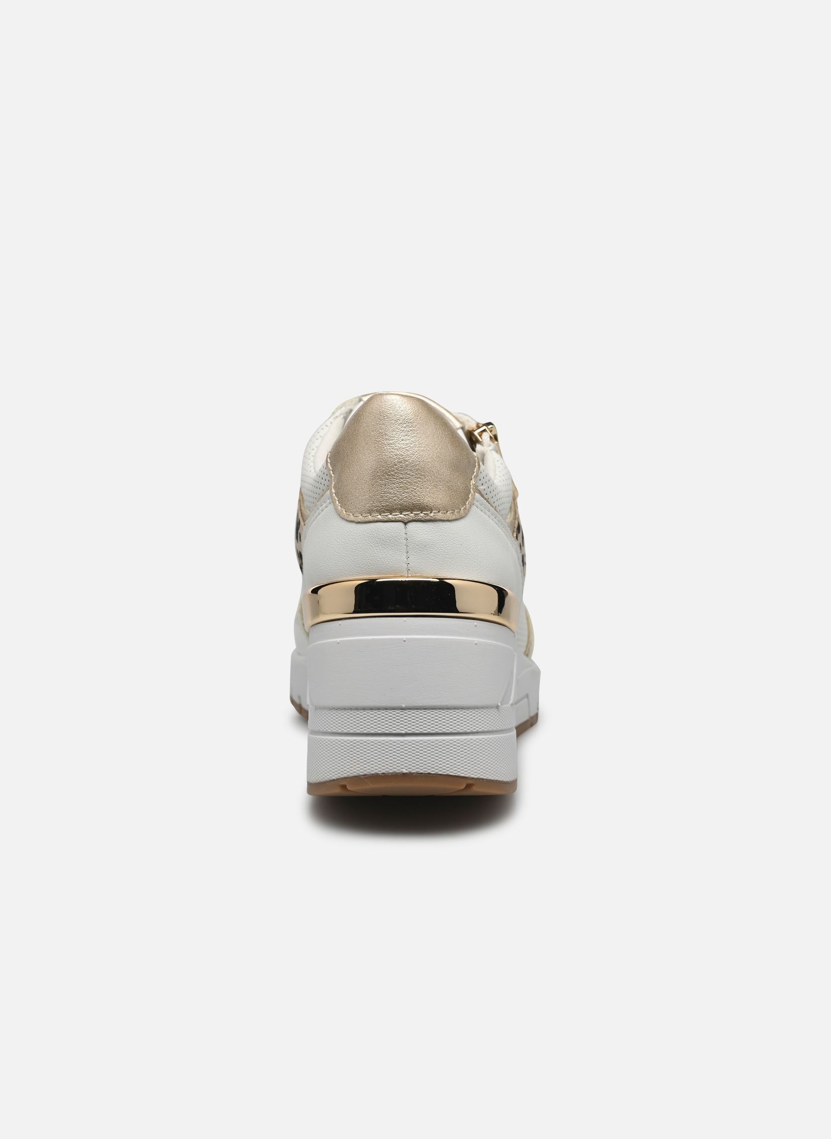Baskets compensées 23743-42 N femme blanc Marco Tozzi Baskets compensées 23743-42 N femme blanc WHITE/DUNE