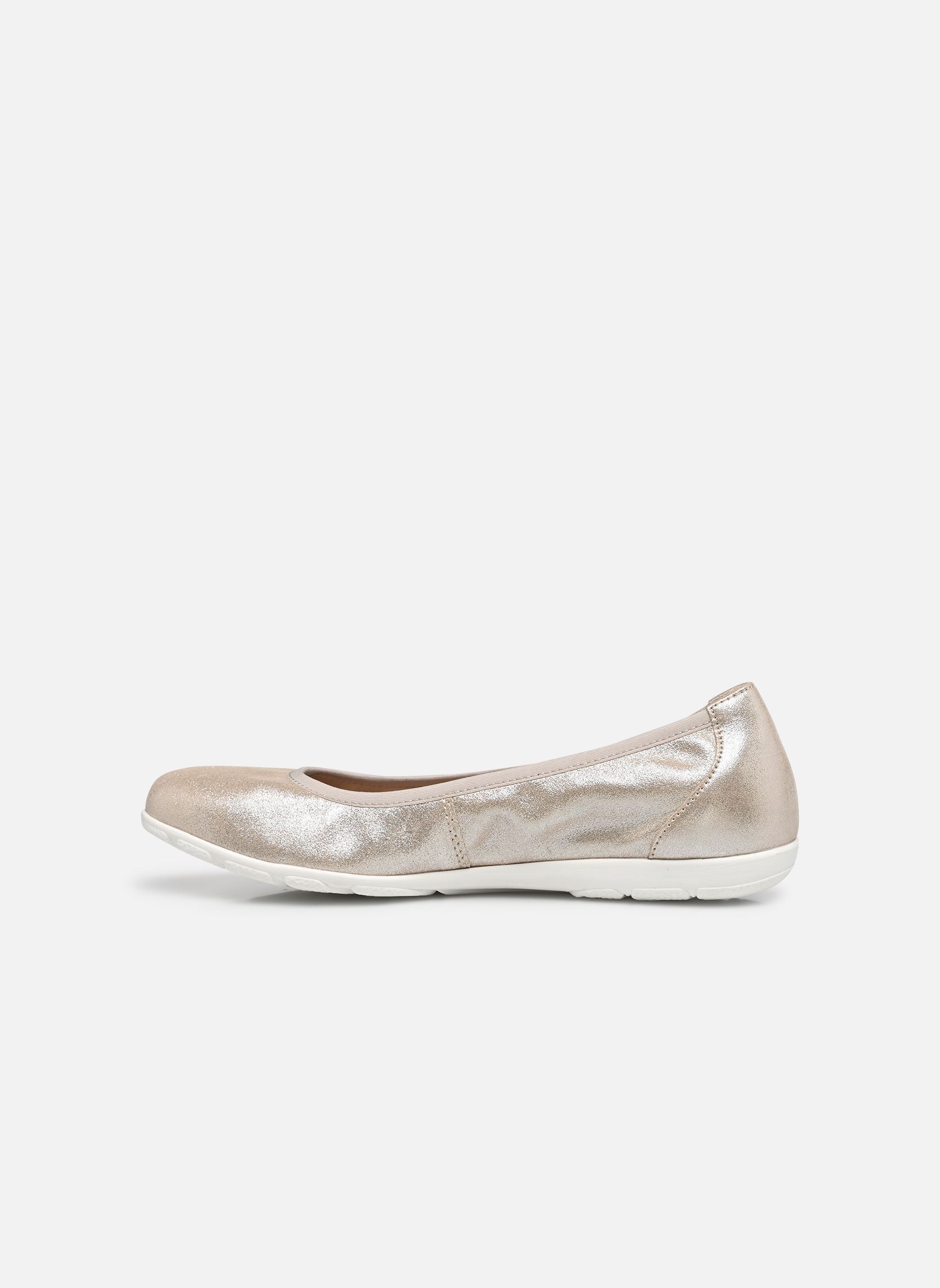 Ballerines classiques 22150-42 N femme or et bronze Caprice Ballerines classiques 22150-42 N femme or et bronze TAUPE METALLIC