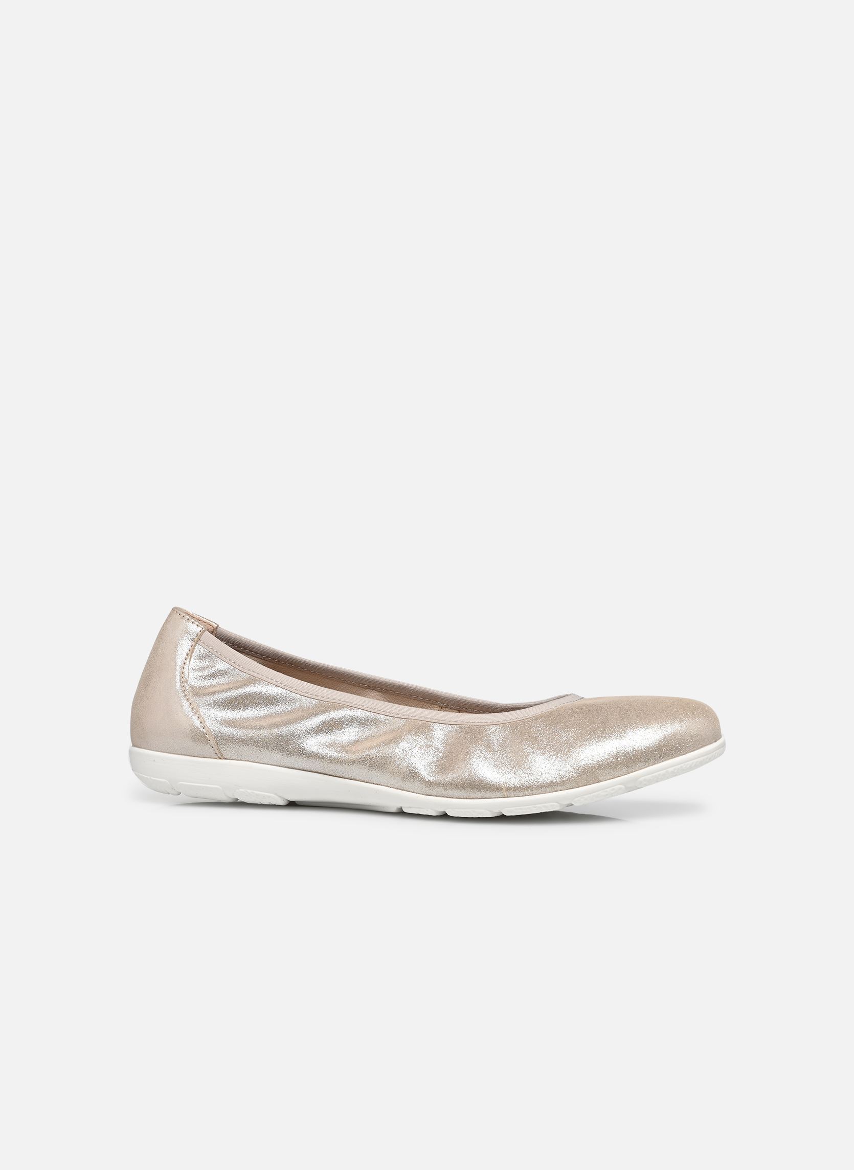 Ballerines classiques 22150-42 N femme or et bronze Caprice Ballerines classiques 22150-42 N femme or et bronze TAUPE METALLIC