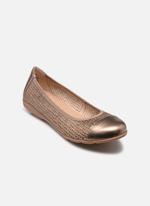 Caprice Bailarinas clásicas 22151-42 N mujer oro y bronce