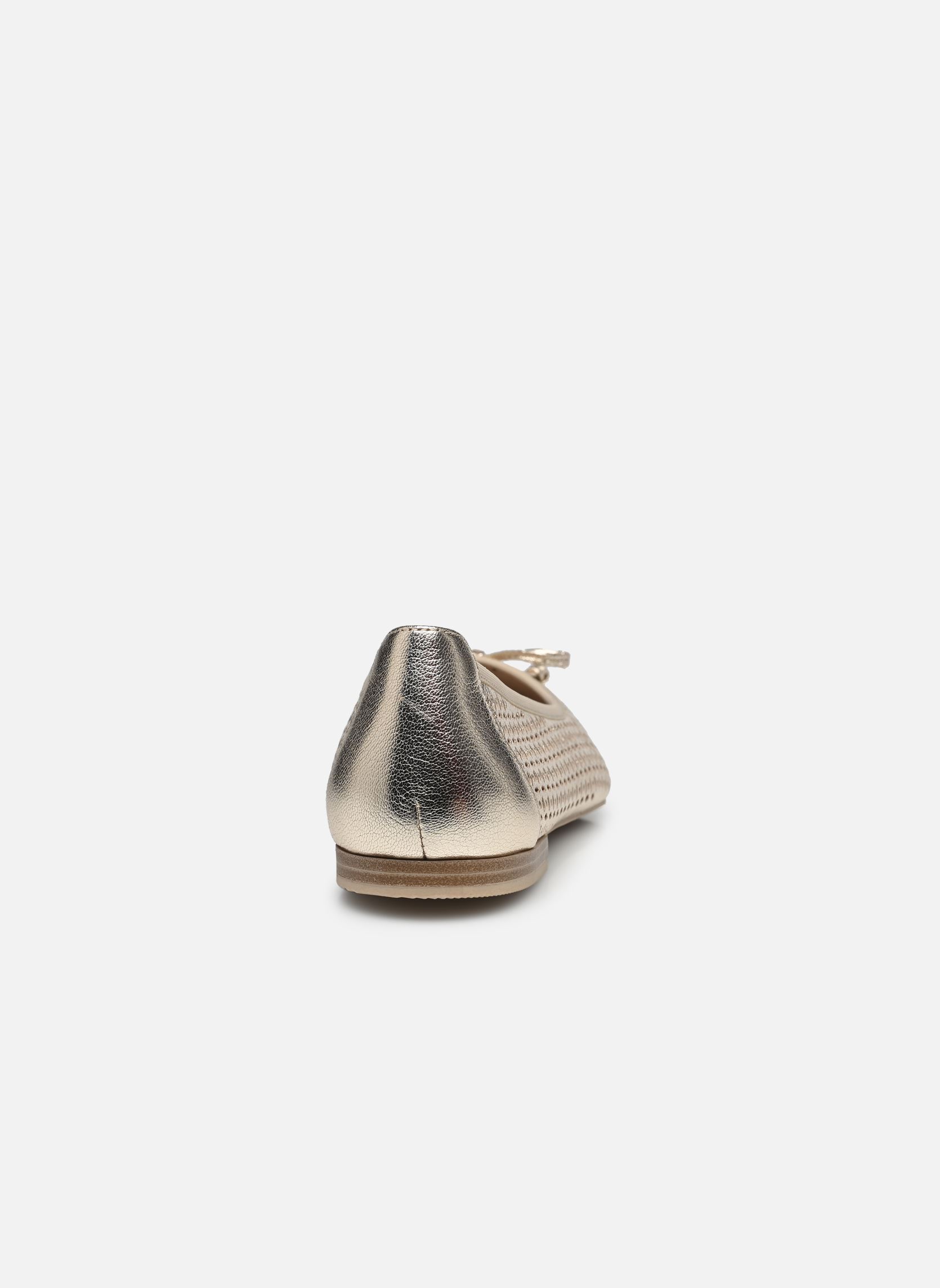 Ballerines classiques 22185-42 N femme or et bronze Caprice Ballerines classiques 22185-42 N femme or et bronze PLATIN METAL.