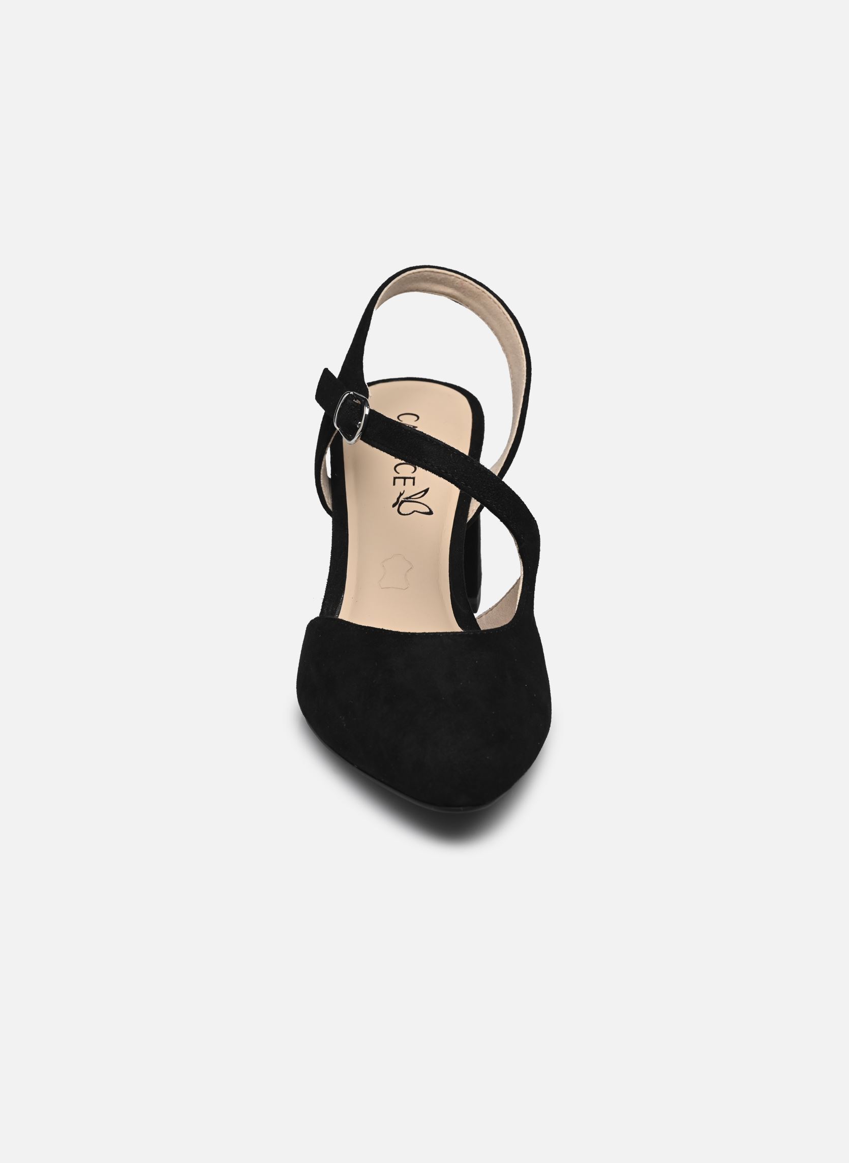 Pumps mit Riemchen 29600-44 N damen schwarz Caprice Pumps mit Riemchen 29600-44 N damen schwarz BLACK SUEDE