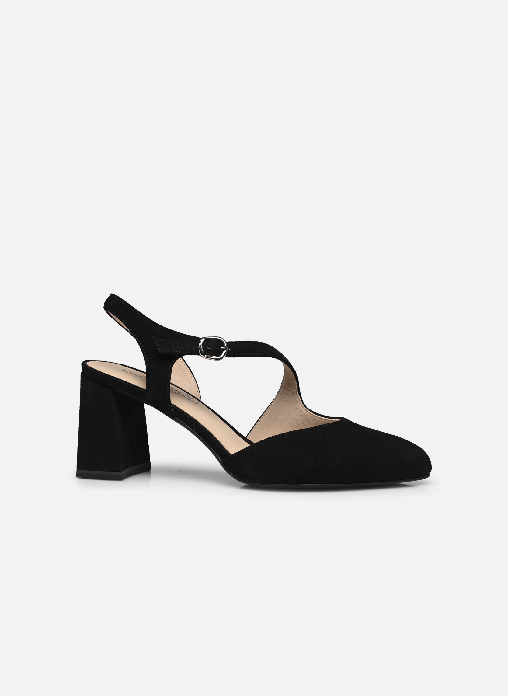 Pumps mit Riemchen 29600-44 N damen schwarz Caprice Pumps mit Riemchen 29600-44 N damen schwarz BLACK SUEDE