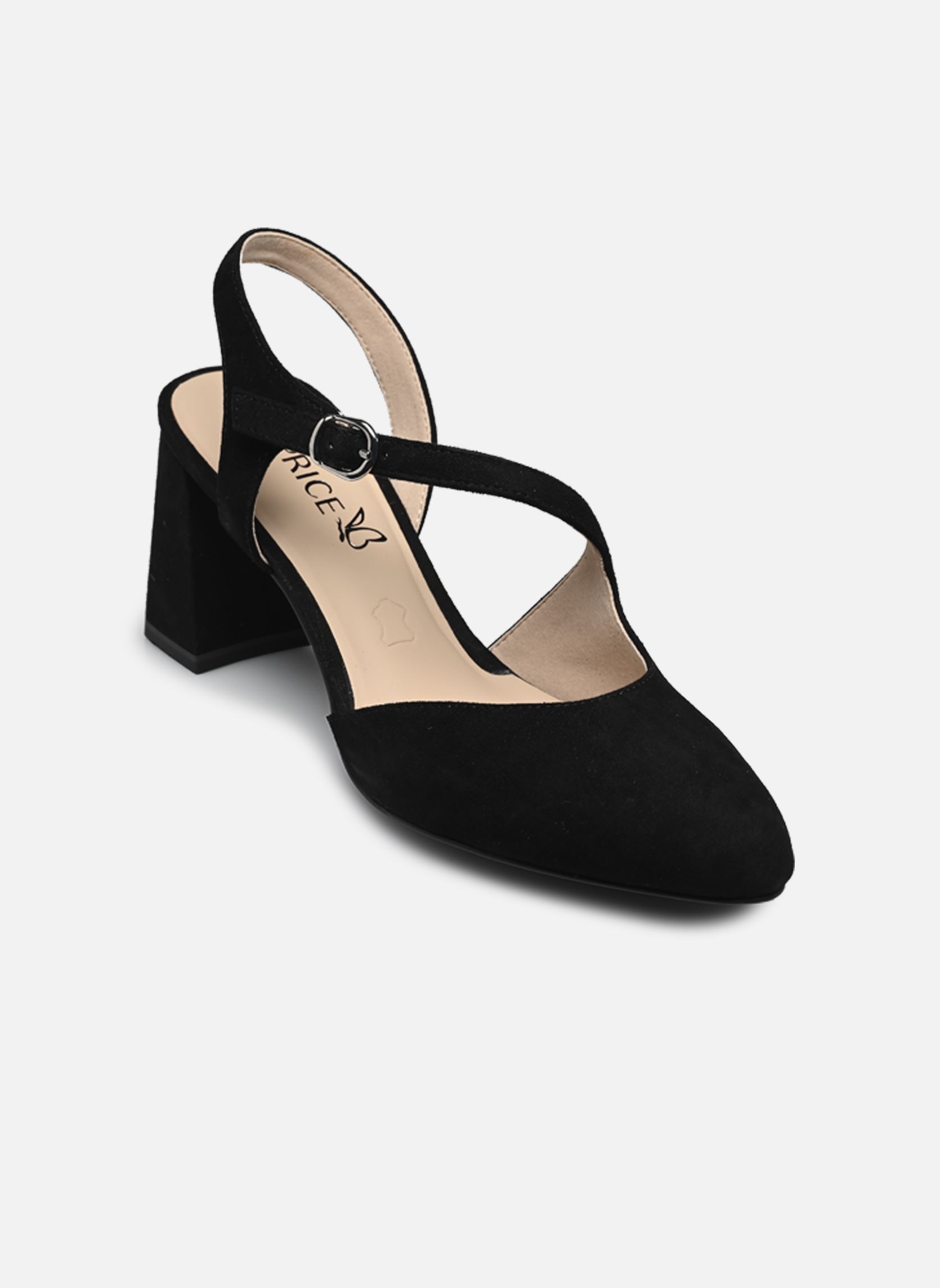Pumps mit Riemchen 29600-44 N damen schwarz Caprice Pumps mit Riemchen 29600-44 N damen schwarz BLACK SUEDE