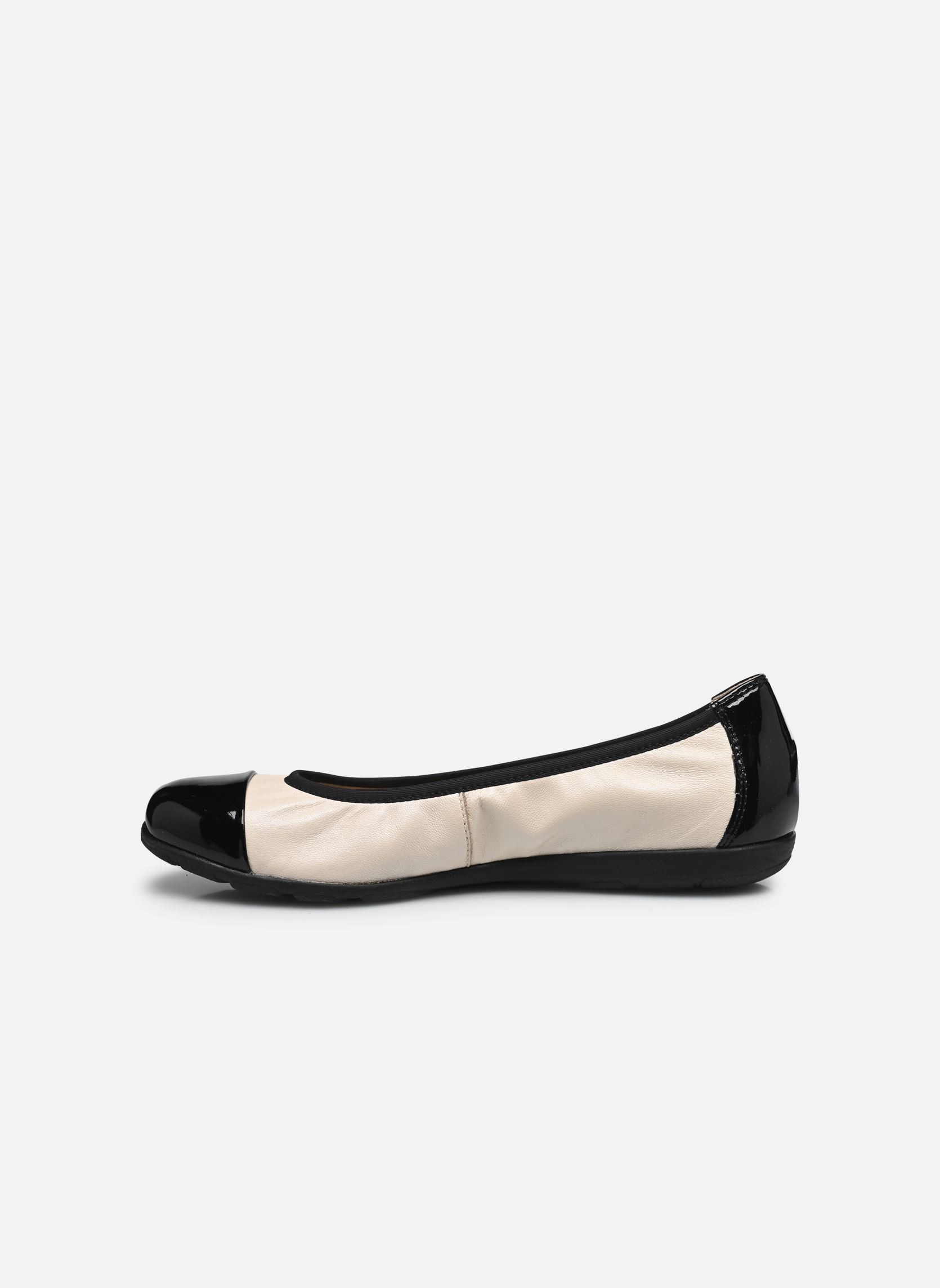 Ballerines classiques 22152-42 N femme beige Caprice Ballerines classiques 22152-42 N femme beige CREAM/BLACK