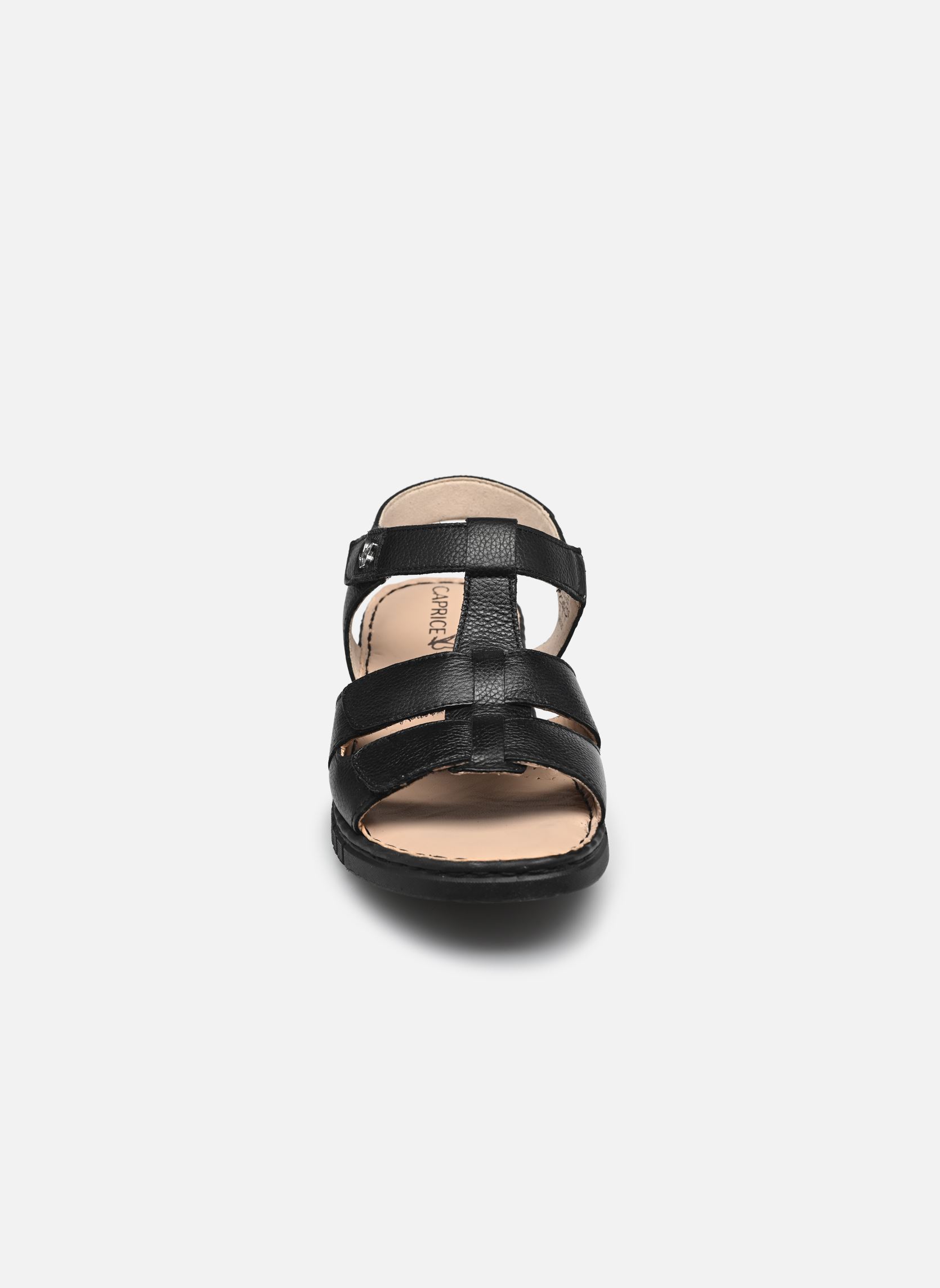 Sandales compensées et plateformes 28102-44 N femme noir Caprice Sandales compensées et plateformes 28102-44 N femme noir BLACK NAPPA