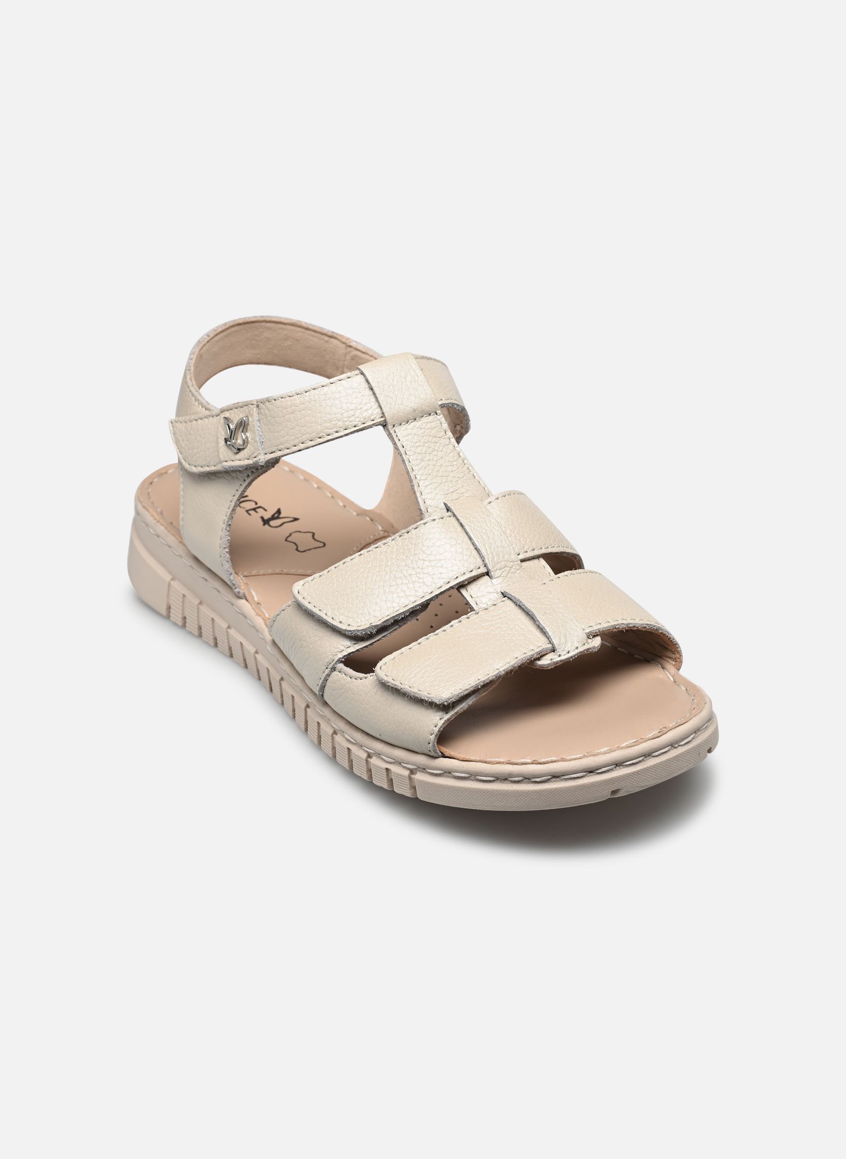 Sandales compensées et plateformes 28102-44 N femme beige Caprice Sandales compensées et plateformes 28102-44 N femme beige PEARL NAPPA